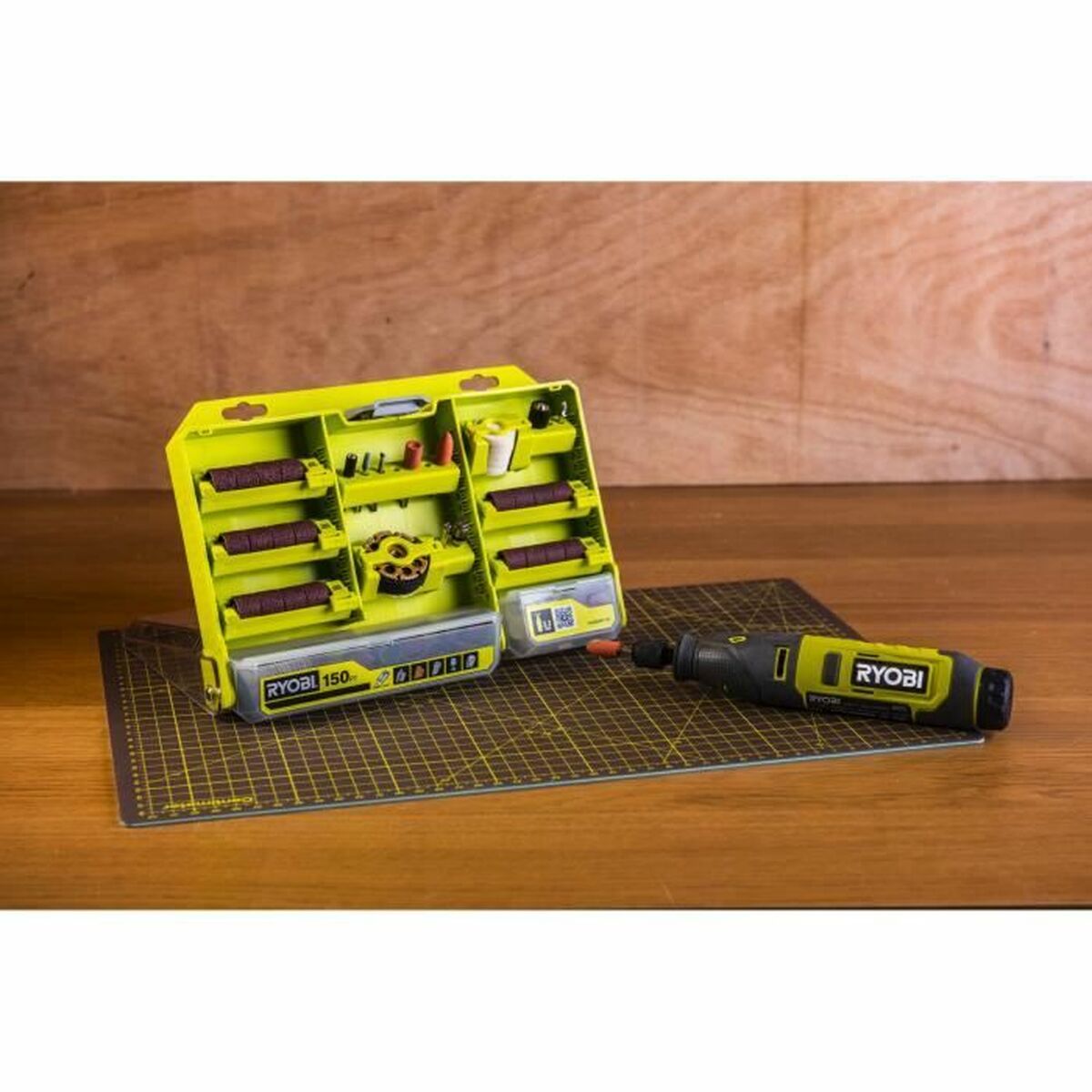 Poleringsset för gör-det-själv Ryobi Twist Lock RAR800K 150 Delar - 2