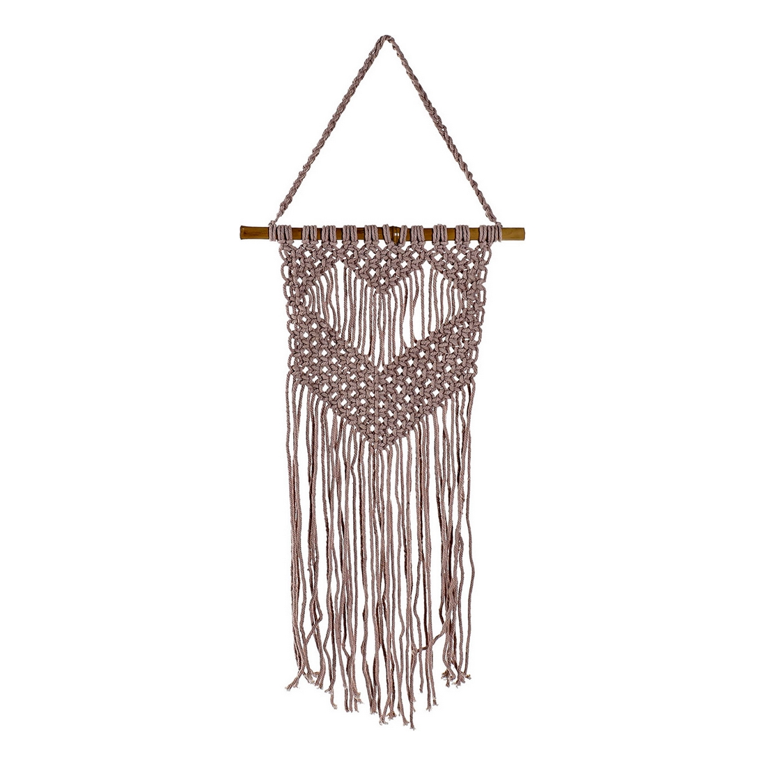 Hängdekoration DKD Home Decor Purpur Ljusbrun Bambu - 6