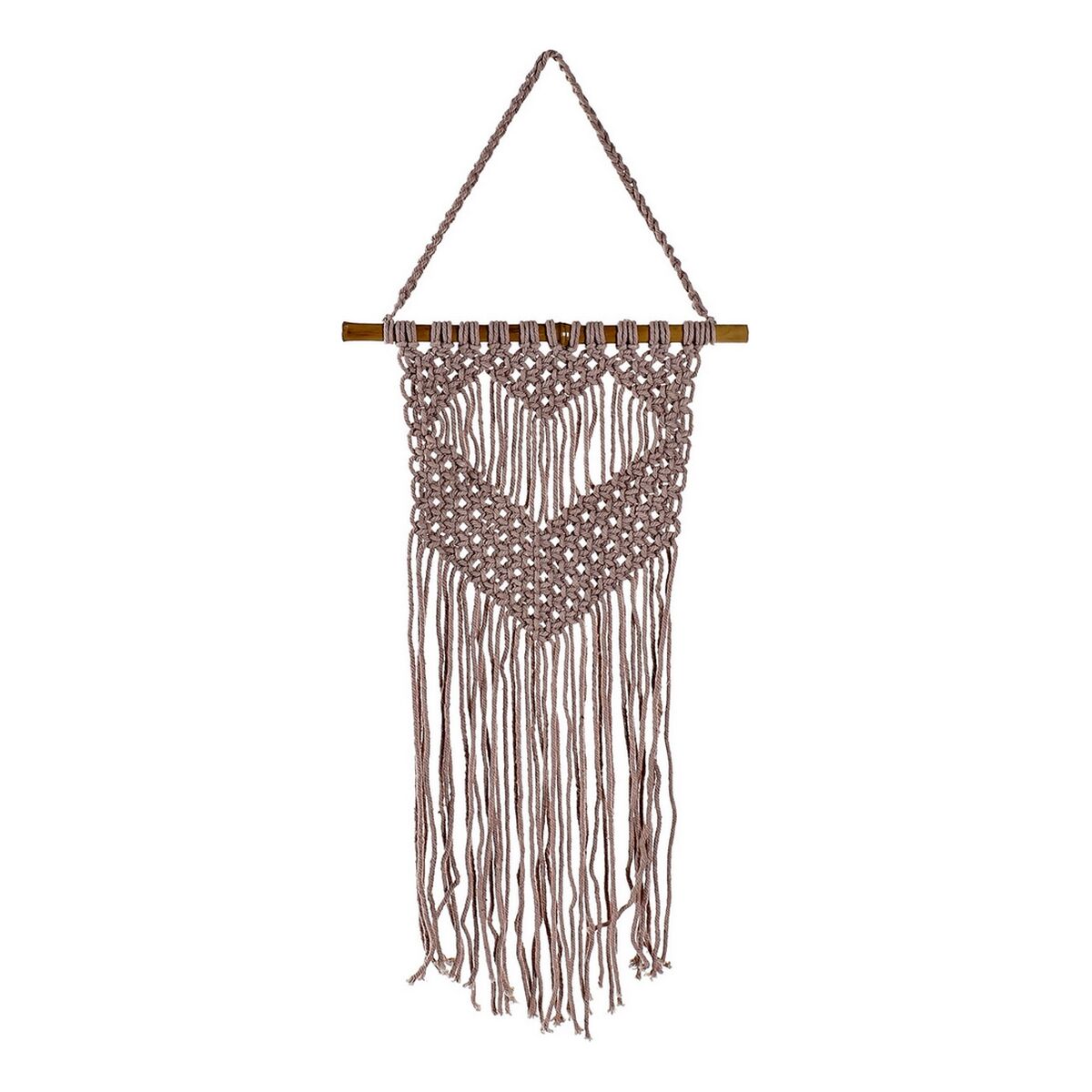 Hängdekoration DKD Home Decor Purpur Ljusbrun Bambu - 7