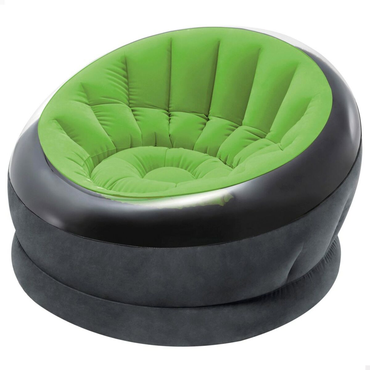 Uppblåsbar fåtölj Intex Empire Grön 112 x 109 x 60 cm (3 antal) - 4