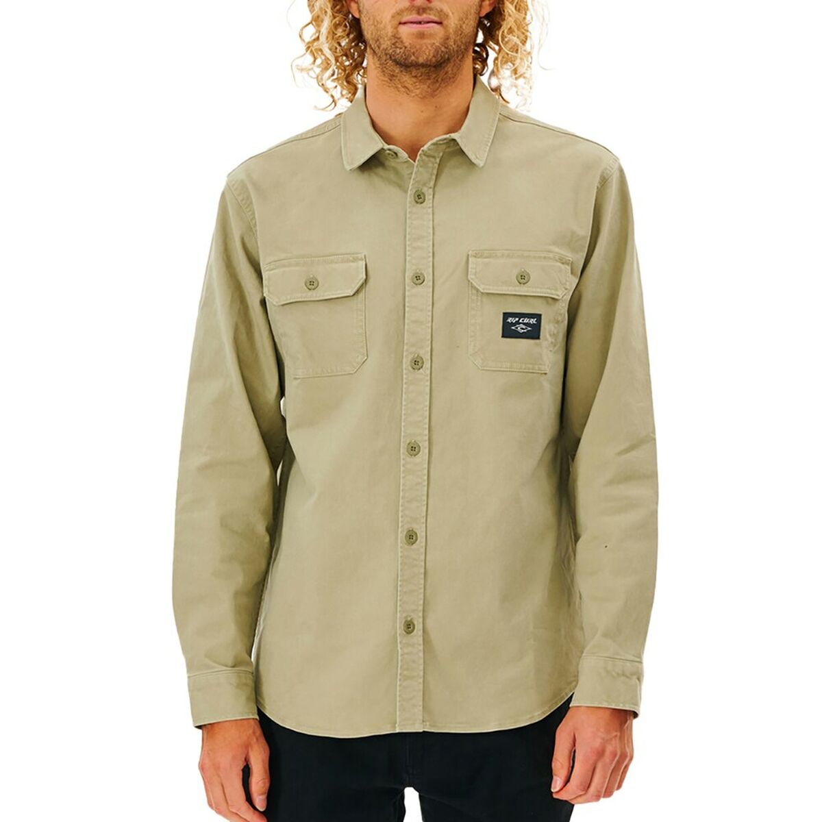 Skjorta med lång ärm Herr Rip Curl Epic Beige