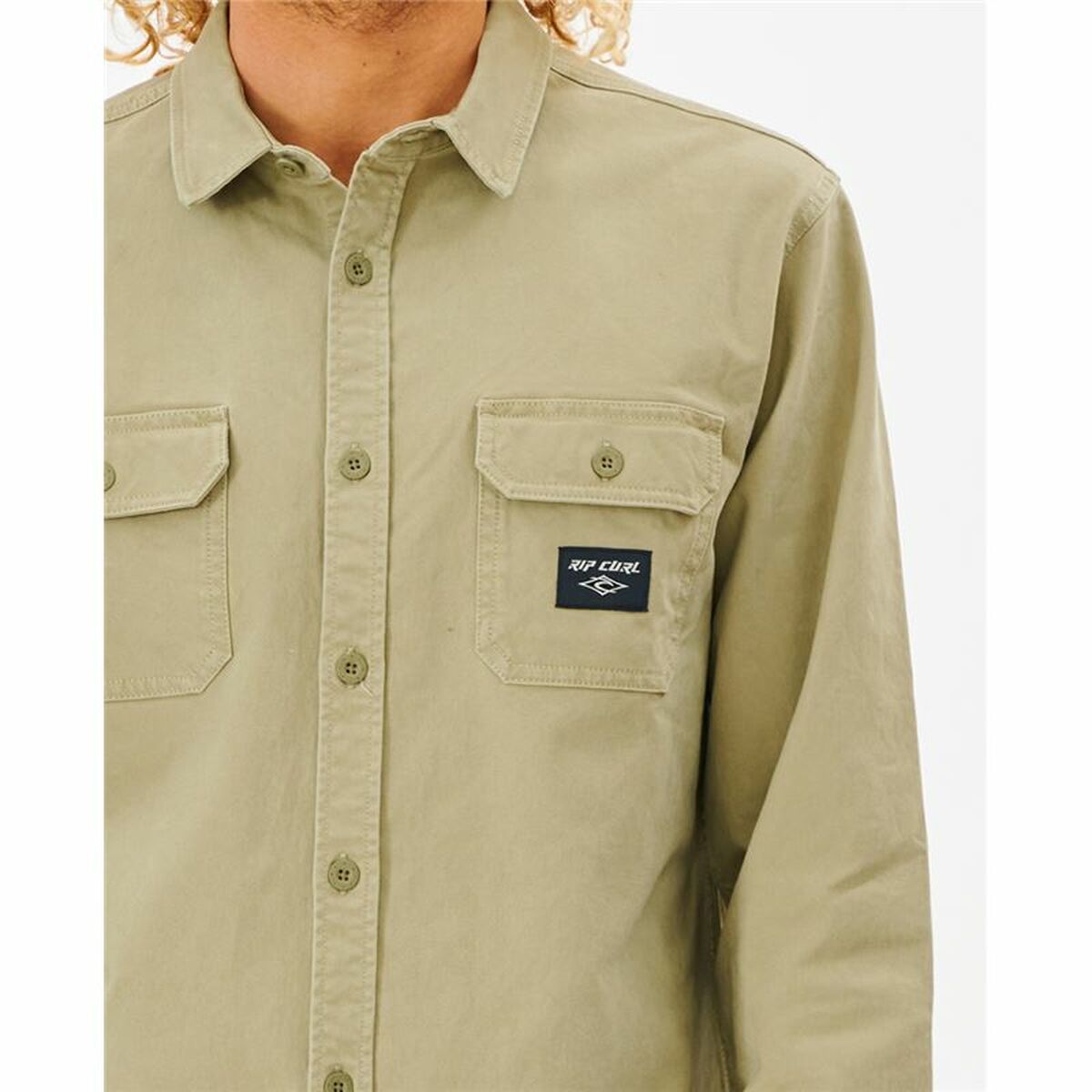 Skjorta med lång ärm Herr Rip Curl Epic Beige - 5