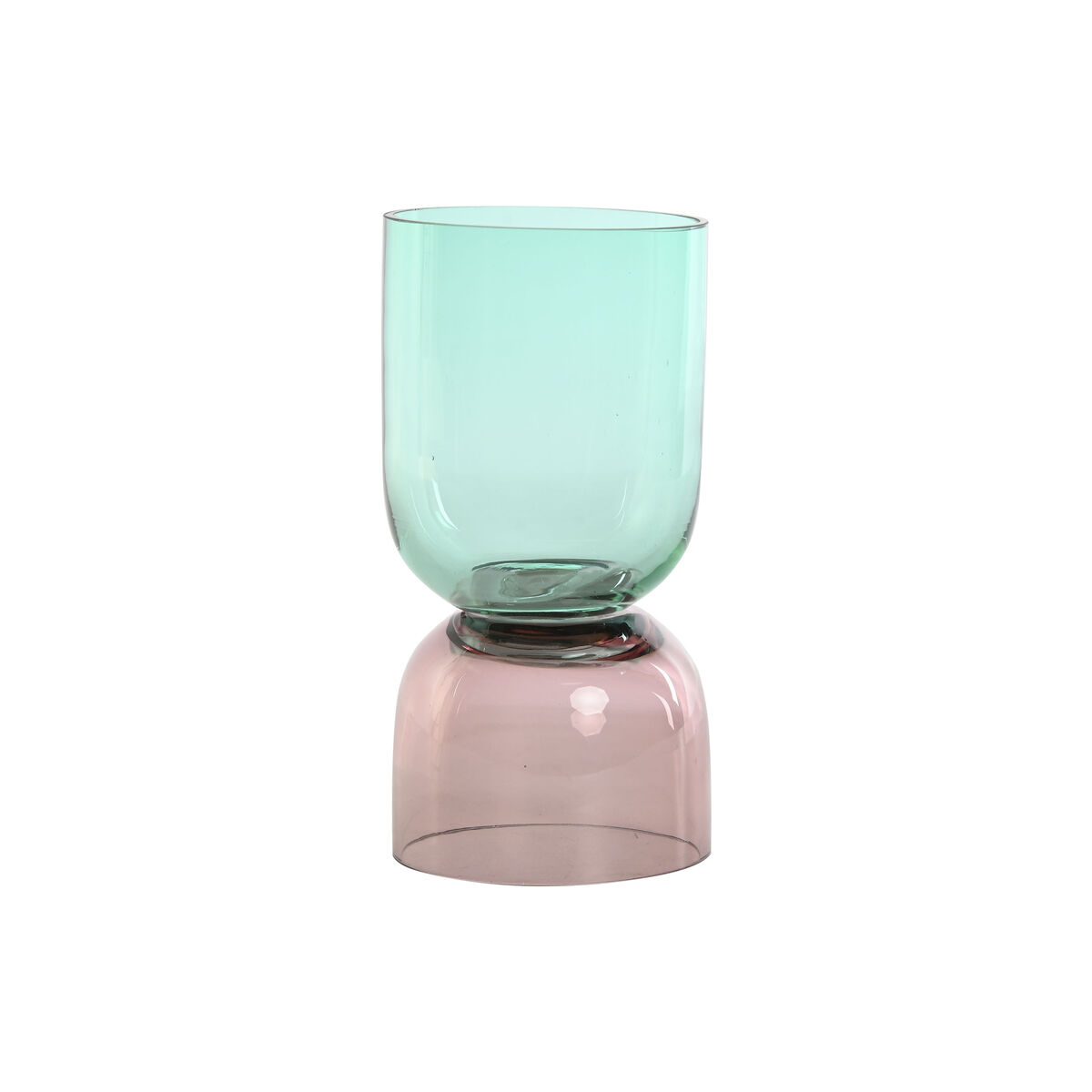 Vas Home ESPRIT Dvobarvna Glas 10 x 10 x 21 cm