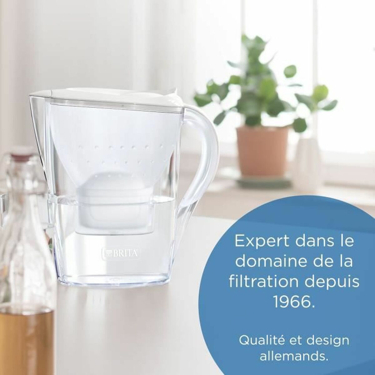 Filtreringskanna Brita Carafe Marella Grafit Plast 2,4 L - 2