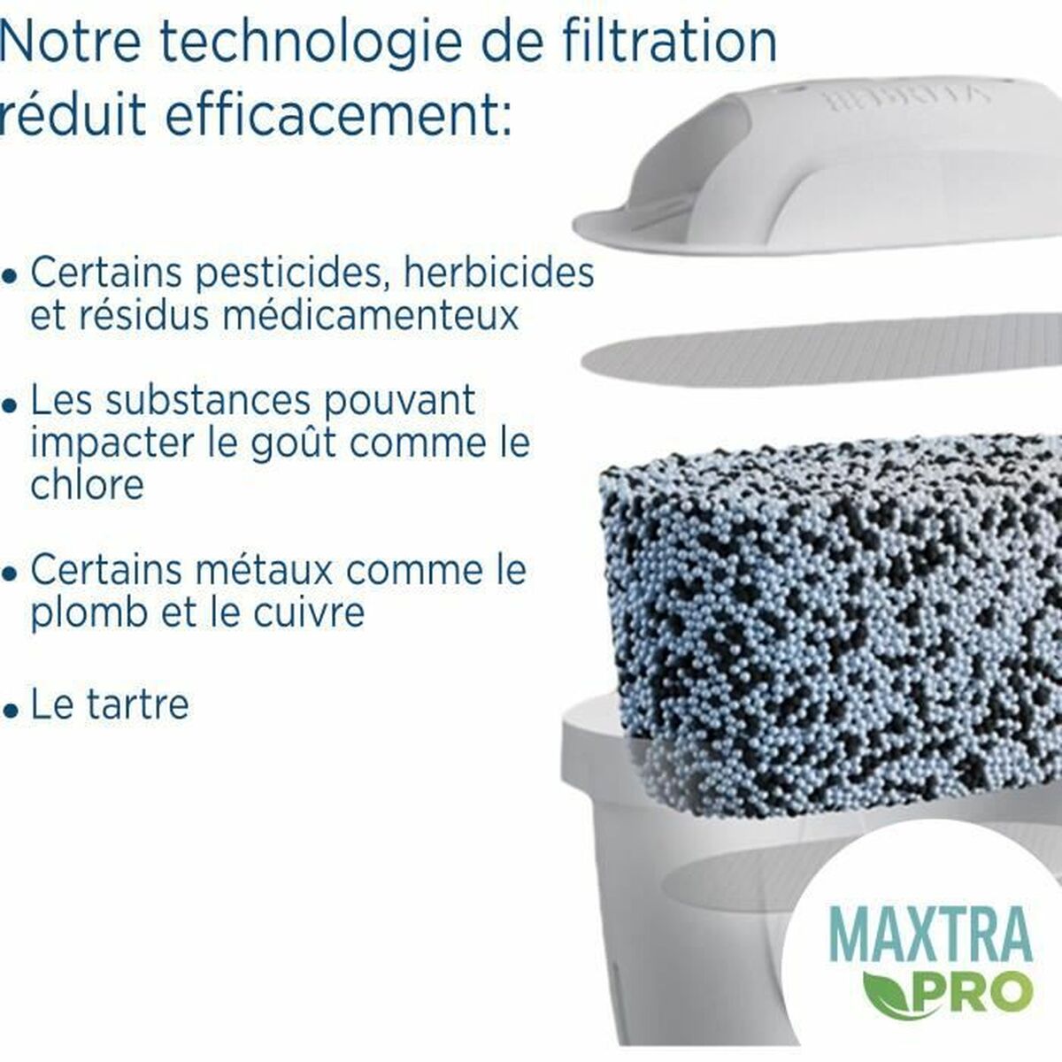 Filtreringskanna Brita Carafe Marella Grafit Plast 2,4 L - 5