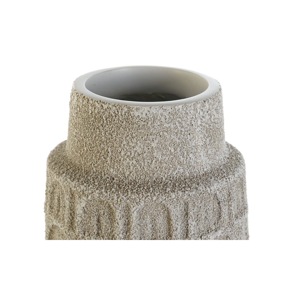Vas Home ESPRIT Vit Harts 18 x 18 x 52 cm - 3