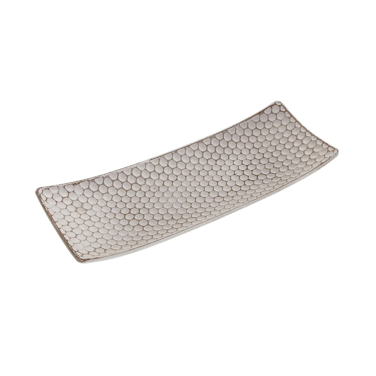 Bordsdekoration Versa Vit Trä MDF 13 x 3 x 34 cm - 2