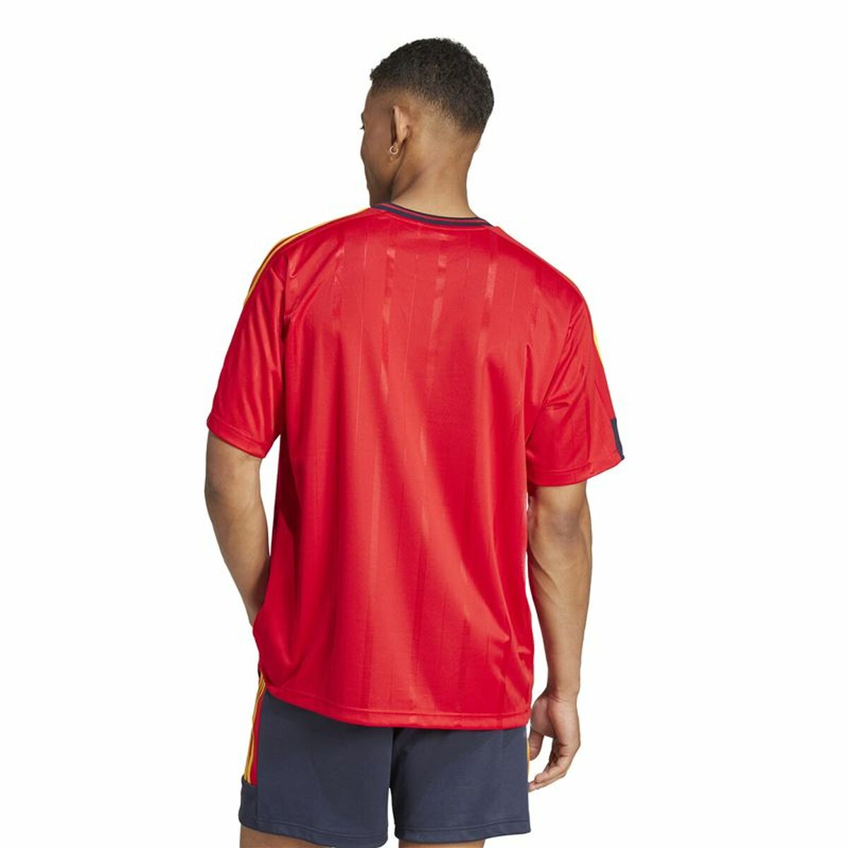 T-shirt med kortärm Herr Adidas Tiro Nations Pack Röd - 3