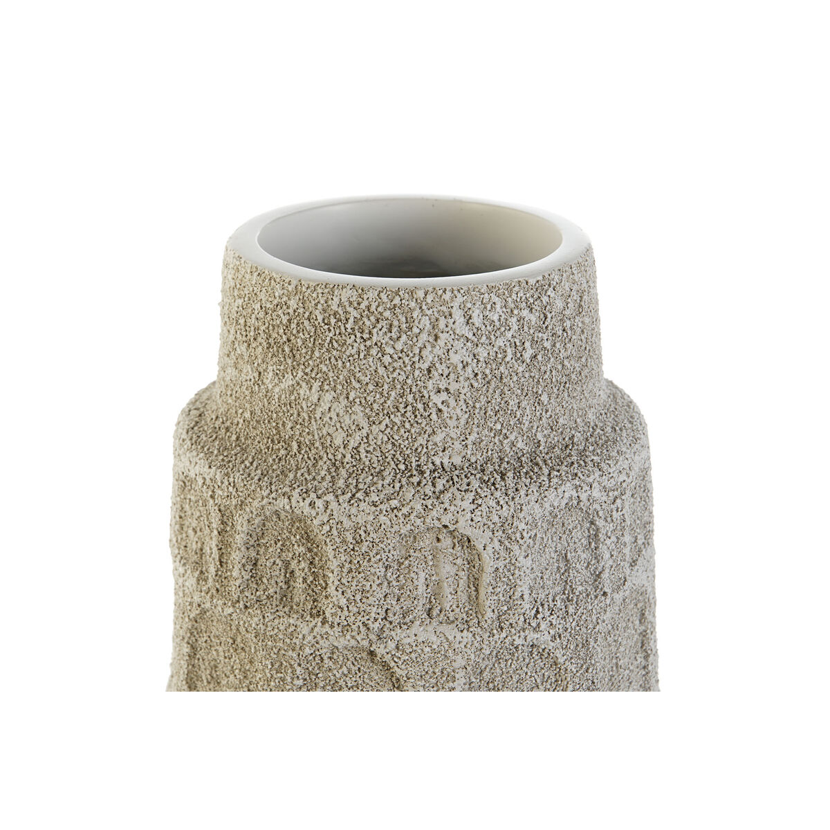 Vas Home ESPRIT Vit Harts 15 x 15 x 41 cm - 3