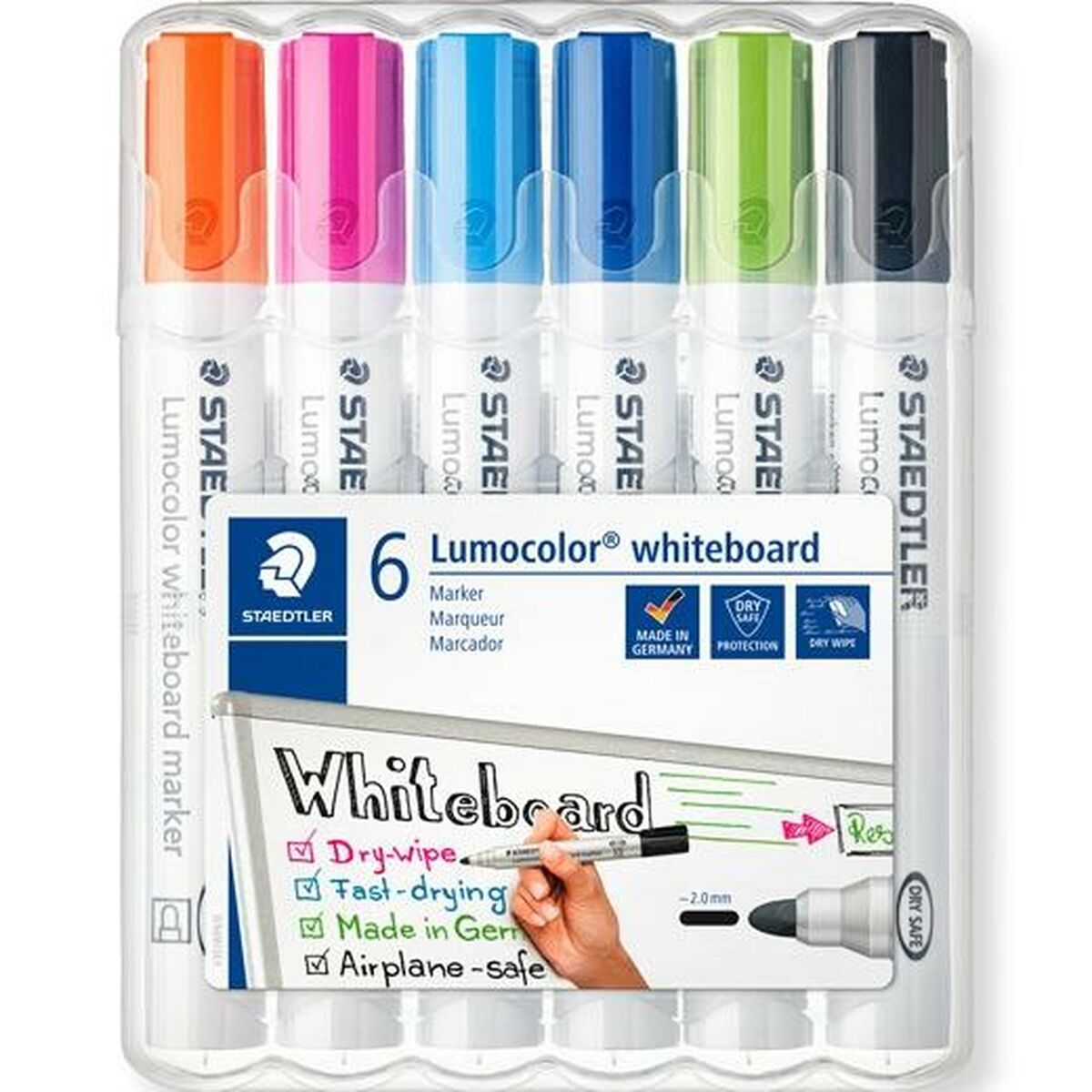 Uppsättning av markörer Staedtler Lumocolor 351 Whiteboard 6 Delar (5 antal) - 2