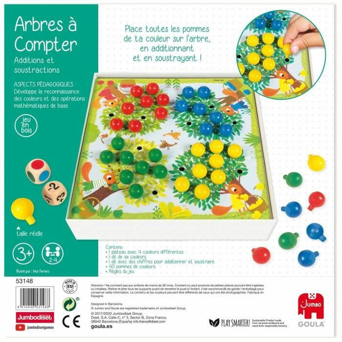Utbildningsspel Goula Arbres a Compter - 3