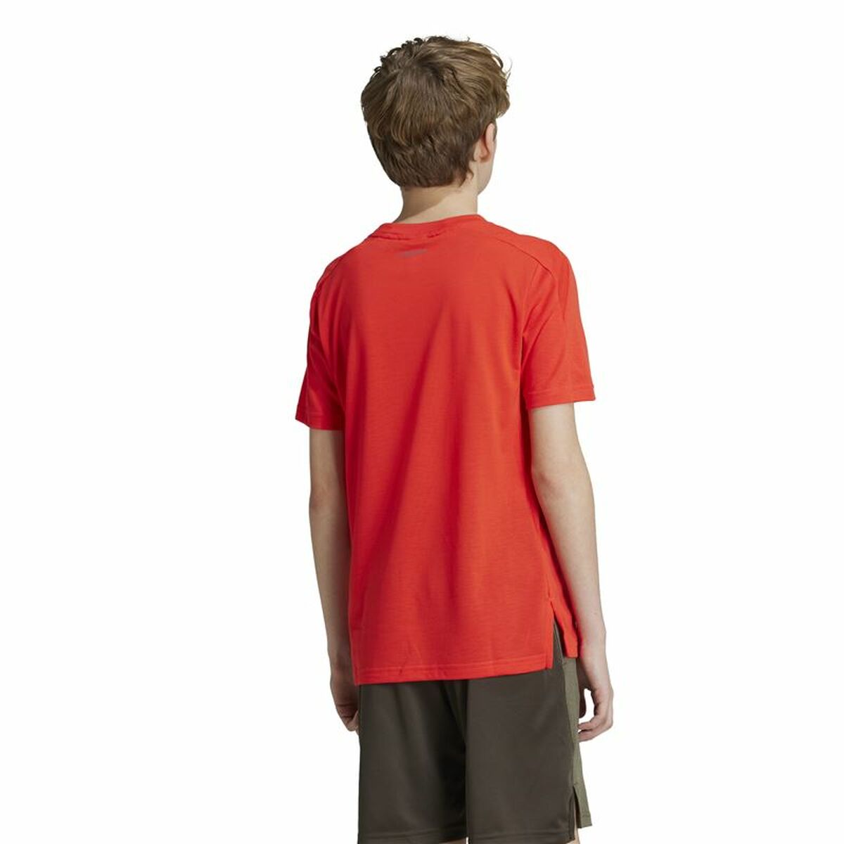 Barn T-shirt med kortärm Adidas Training Aeroready (7-8 år) - 3