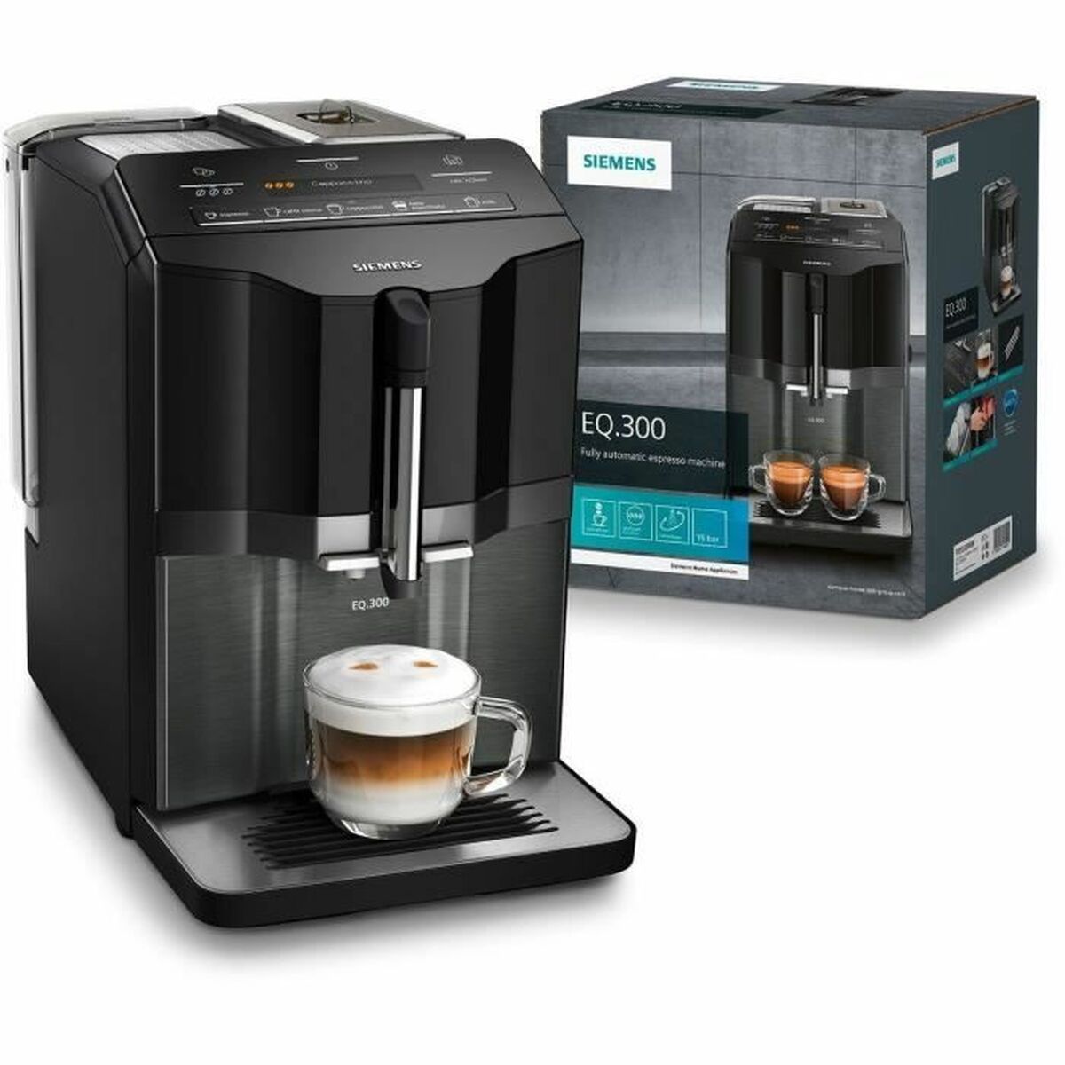 Superautomatisk kaffebryggare Siemens AG Svart 1300 W 15 bar - 5