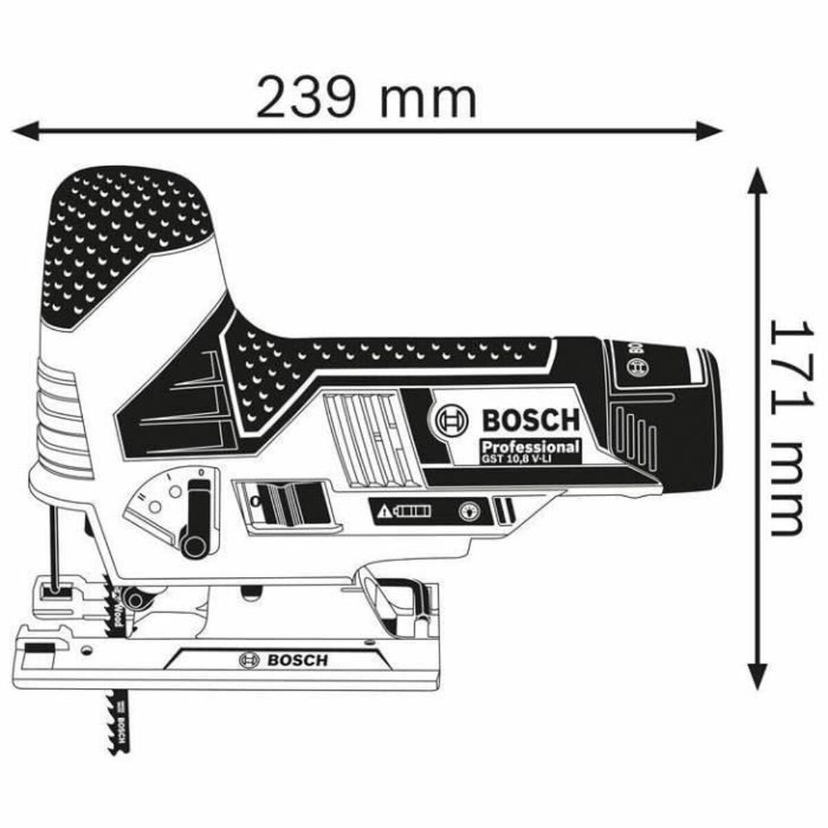 Sticksågar BOSCH Professional GST 12V-70 12 V - 5