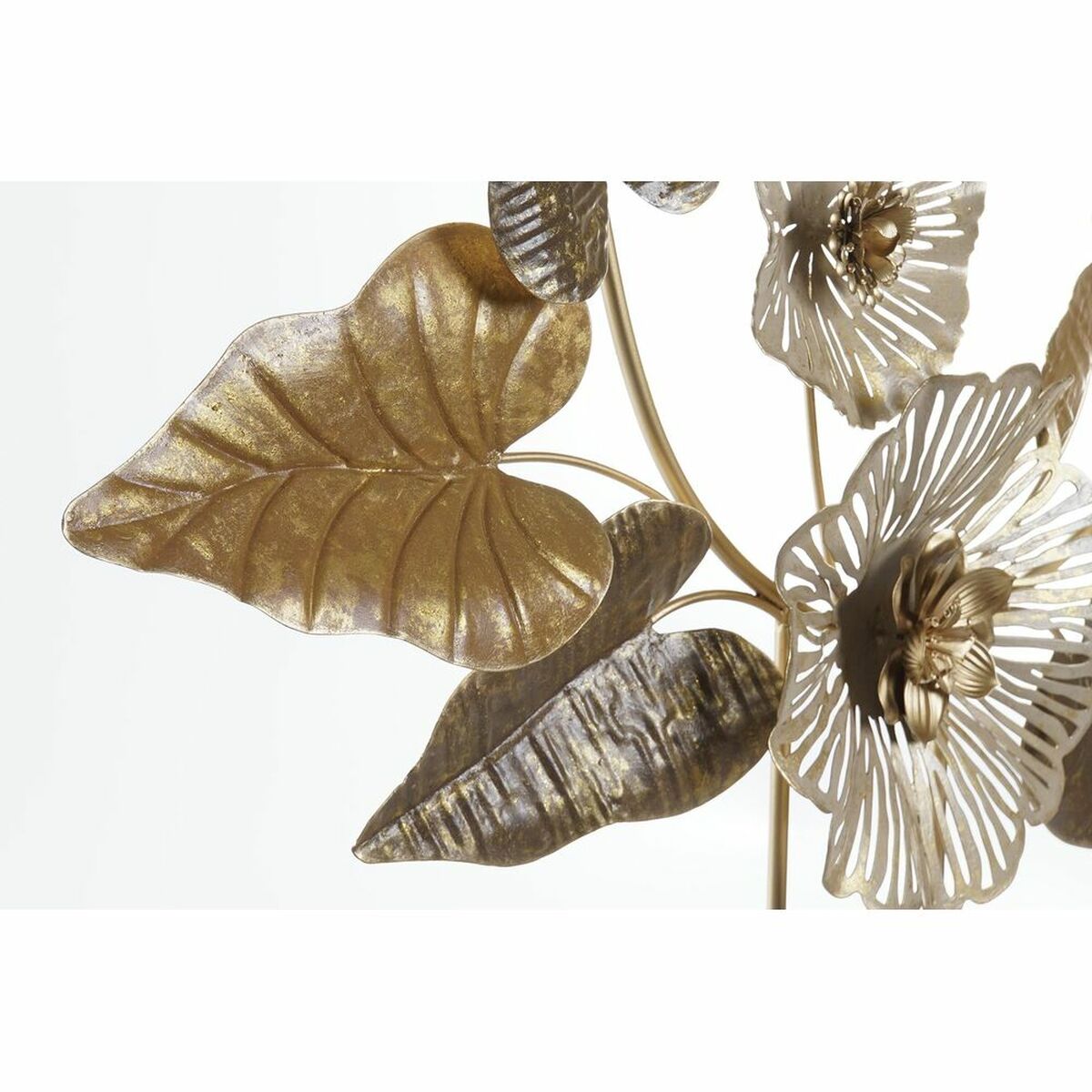 Prydnadsfigur DKD Home Decor Gyllene Metall Terrakota n (66 x 9 x 51,4 cm) - 3