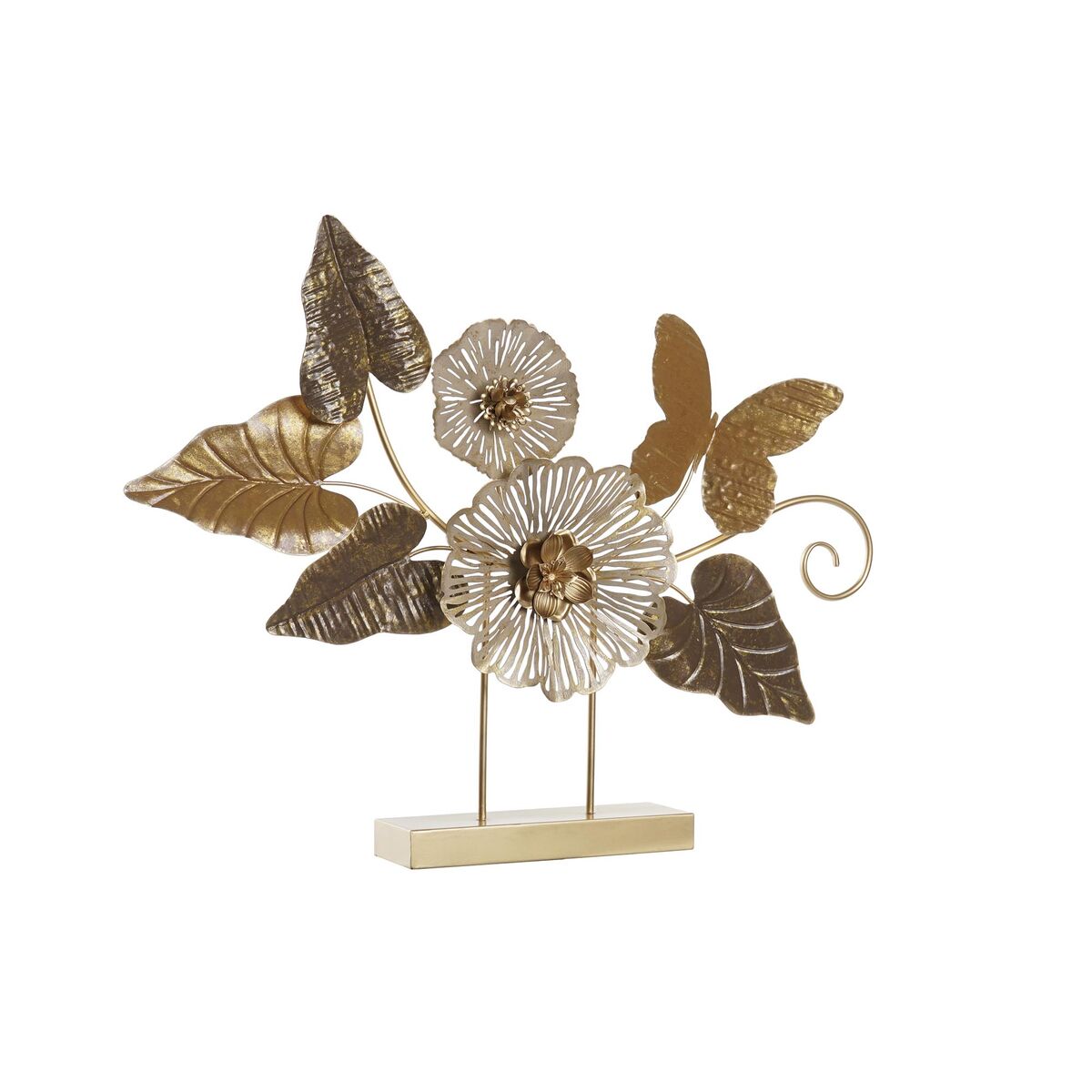 Prydnadsfigur DKD Home Decor Gyllene Metall Terrakota n (66 x 9 x 51,4 cm)