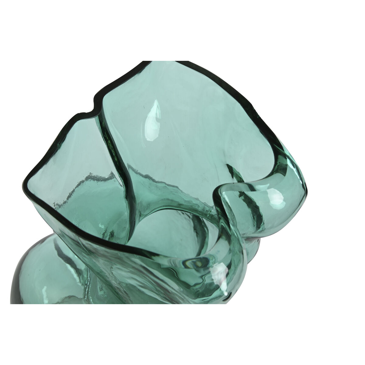 Vas Home ESPRIT Blå Grön Glas 18 x 17 x 28 cm (2 antal) - 3