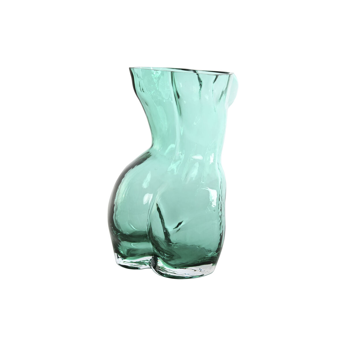 Vas Home ESPRIT Blå Grön Glas 18 x 17 x 28 cm (2 antal) - 4