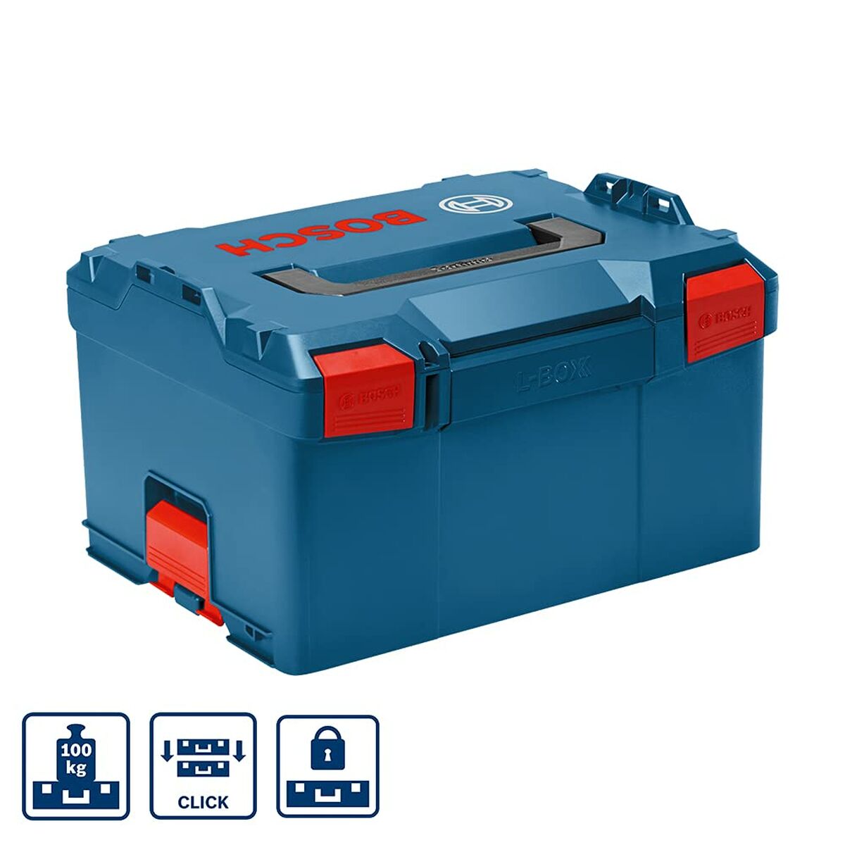 Verktygslåda BOSCH L-BOXX 238 ABS 44 cm Blå Modulär Stapelbara - 5