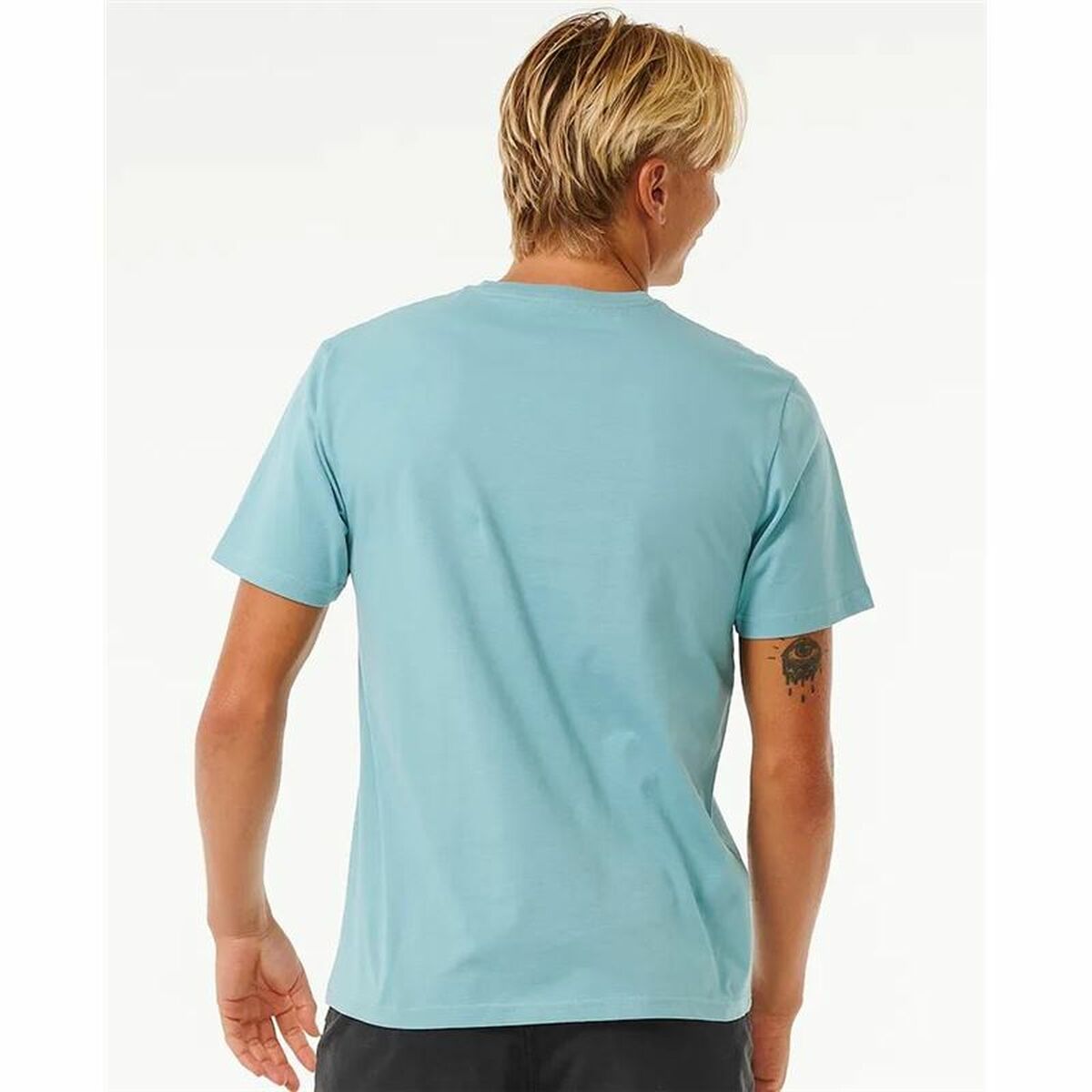 T-shirt med kortärm Herr Rip Curl Big Mumma Icon  Himmelsblå - 2