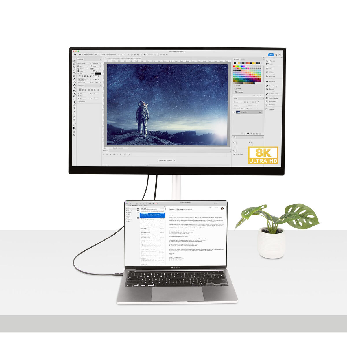 Thunderbolt 3-kabel Startech TBLT4MM50CM - 3