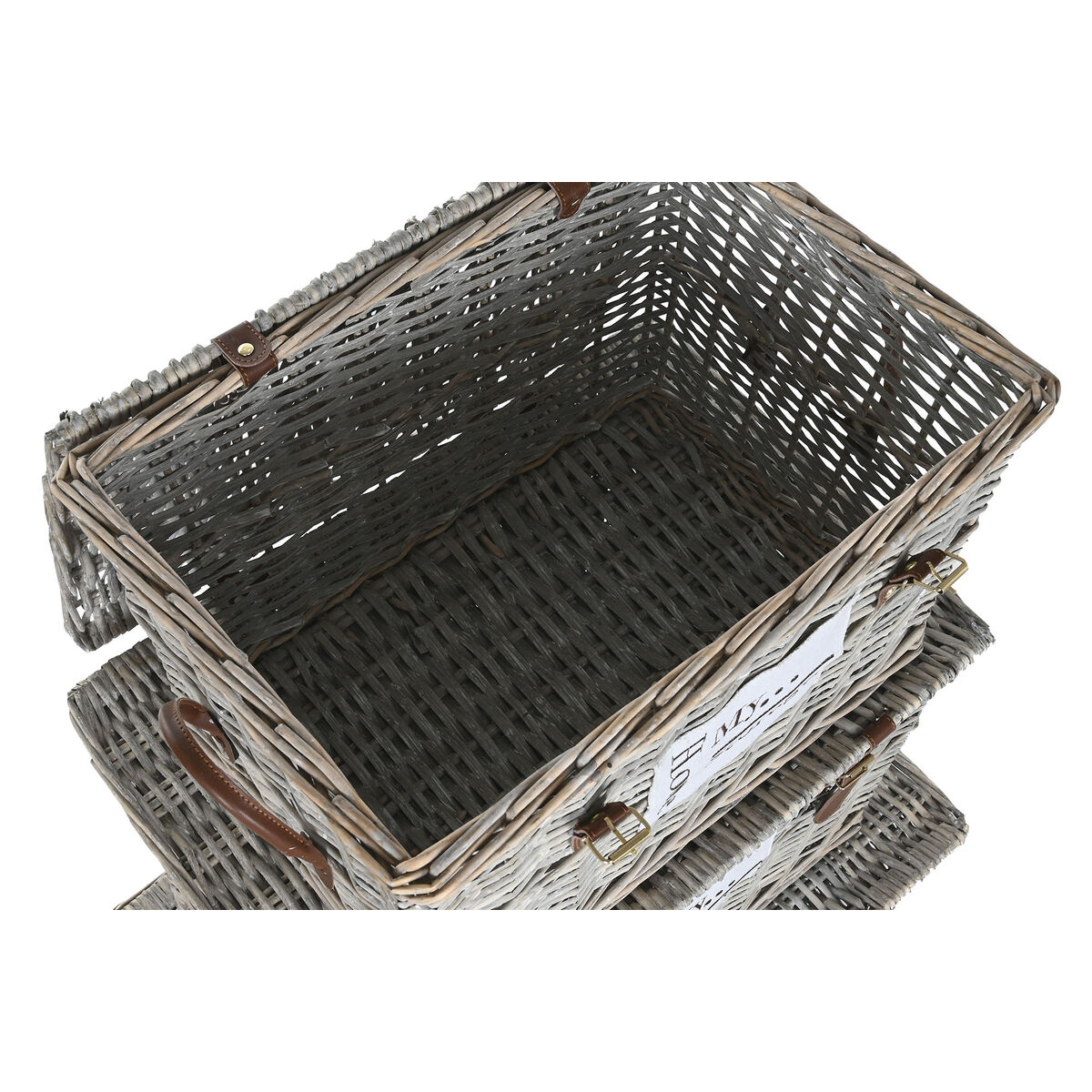 Koffertset Home ESPRIT Naturell vide 67 x 45 x 46 cm - 3