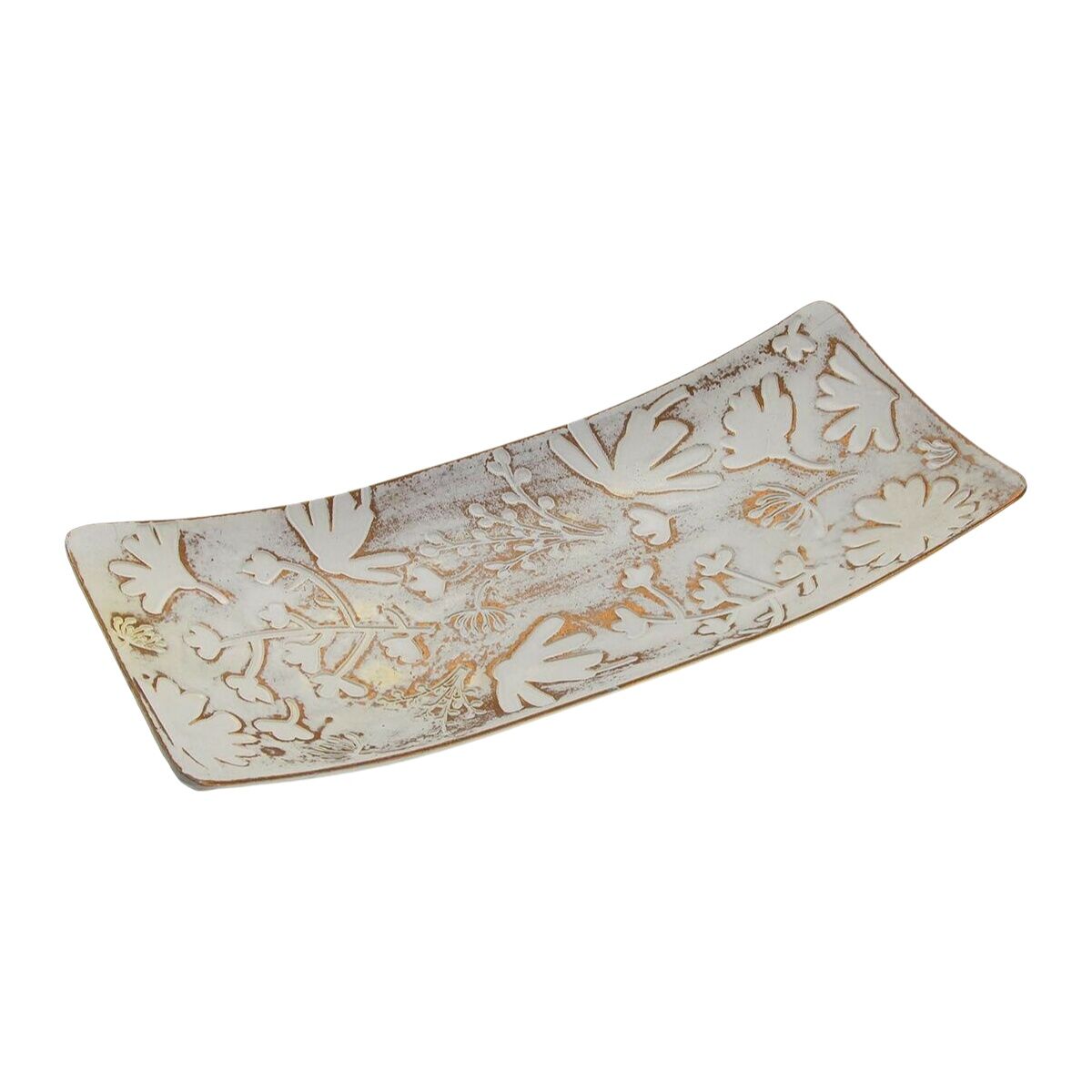 Bordsdekoration Versa Brun Trä MDF 16 x 4,5 x 38,5 cm Virágok - 2