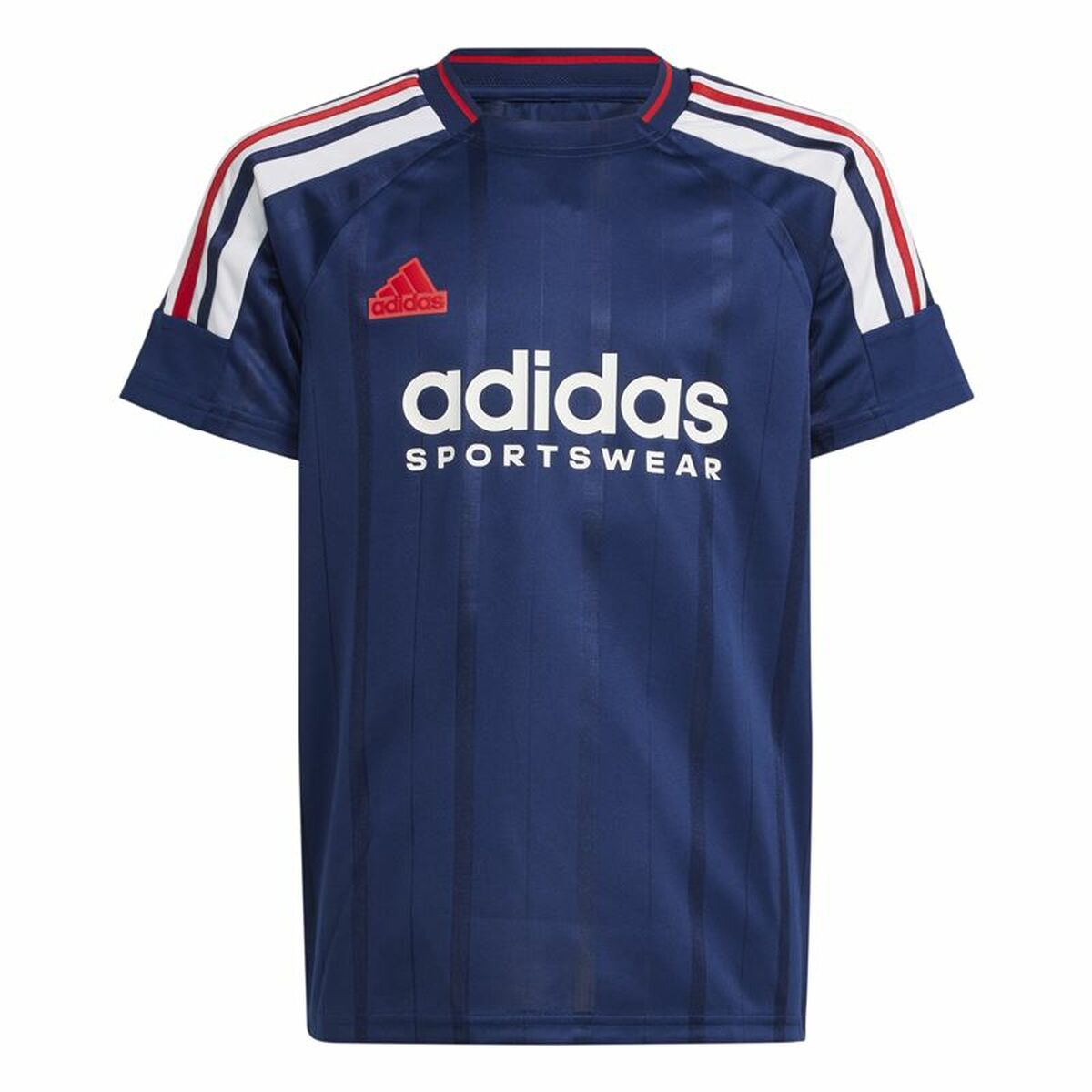 T-shirt med kortärm Unisex Adidas Tiro Nations Pack Blå