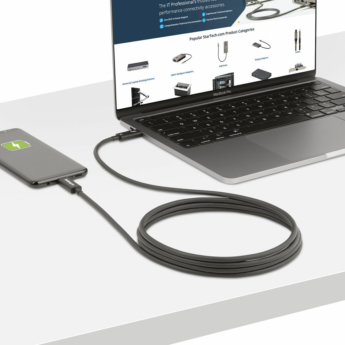 USB-C-kabel Startech A40G2MB 2 m - 7