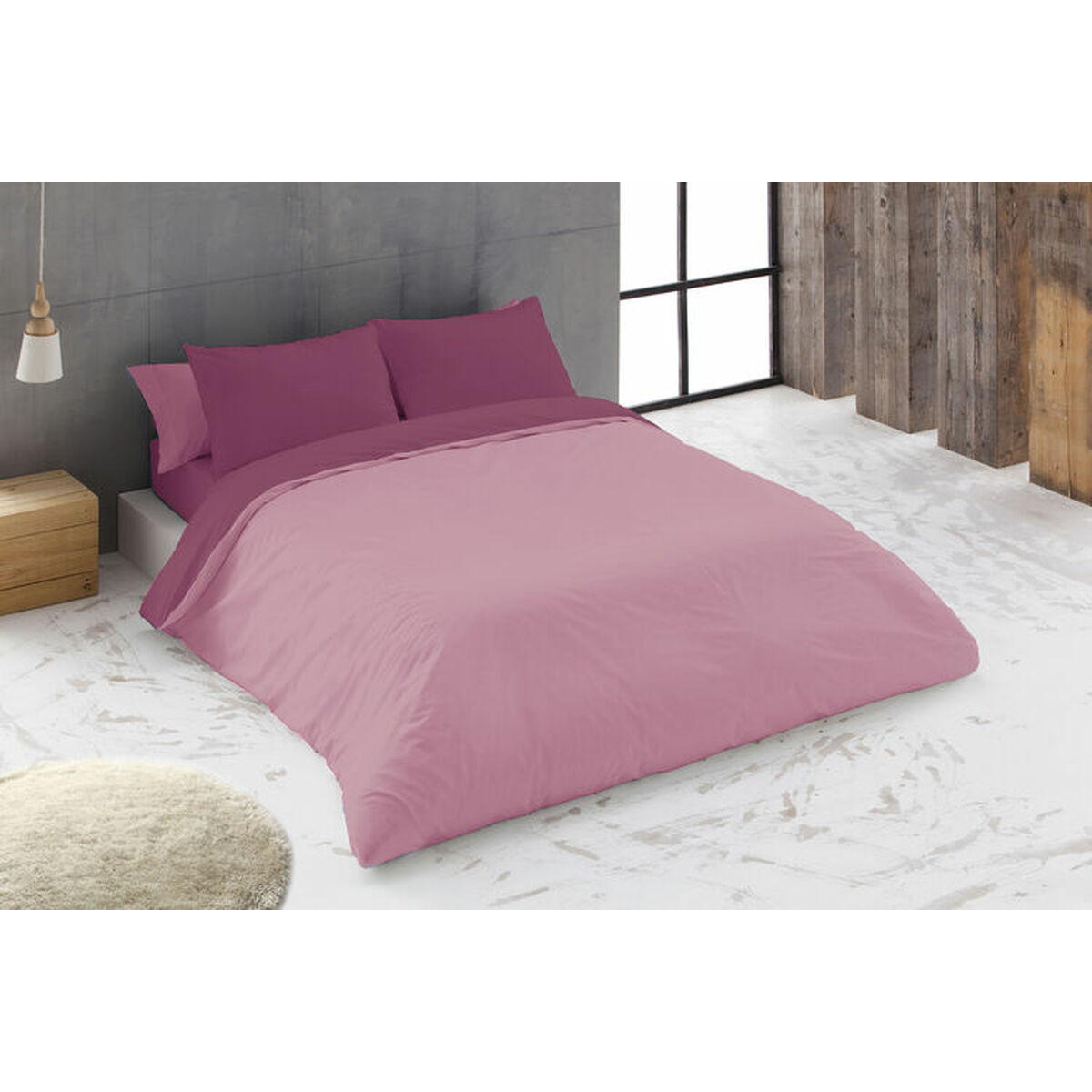 Täckslagsset Lois SIROS NORDICO Rosa Säng 150 2 Delar - 2