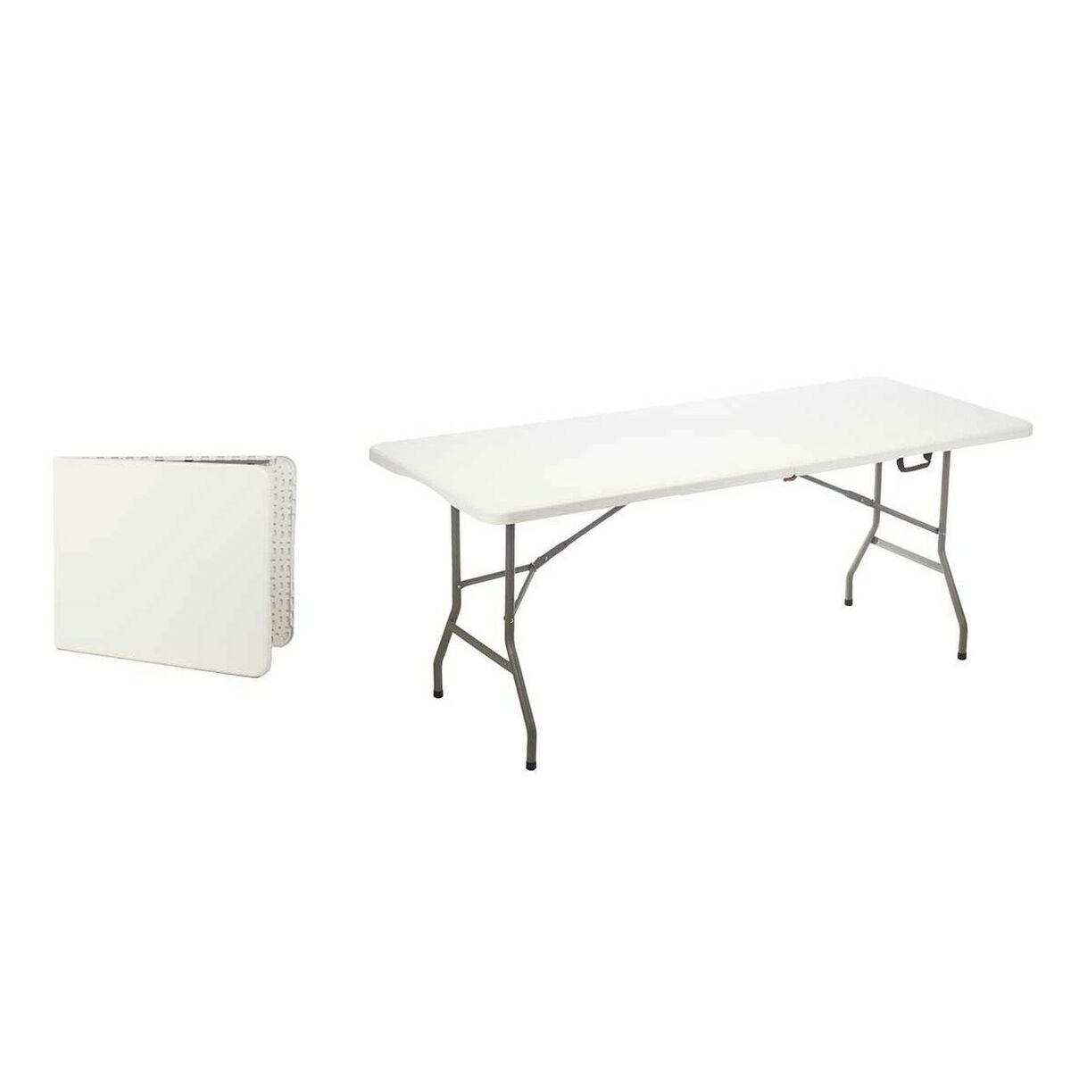 Fällbord Vit Grå Polyetylen 180 x 70 x 74 cm