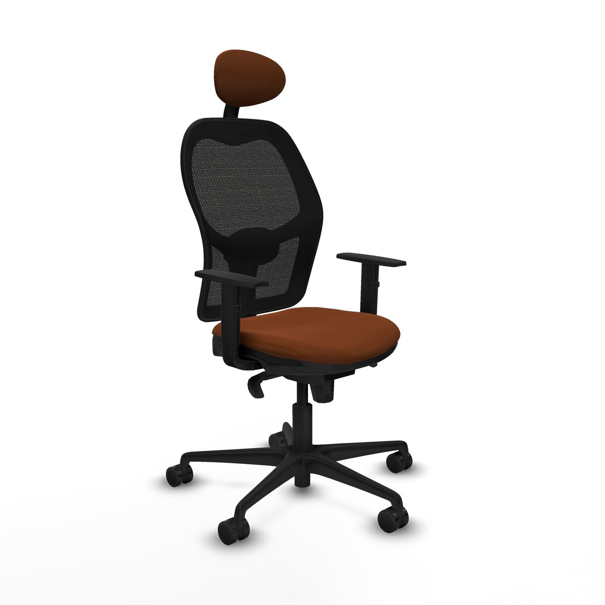 Kontorsstol Piqueras y Crespo 1D036N1 Brun Svart