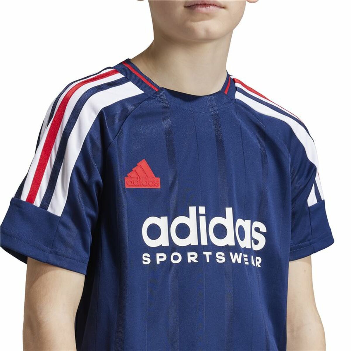 T-shirt med kortärm Unisex Adidas Tiro Nations Pack Blå - 2