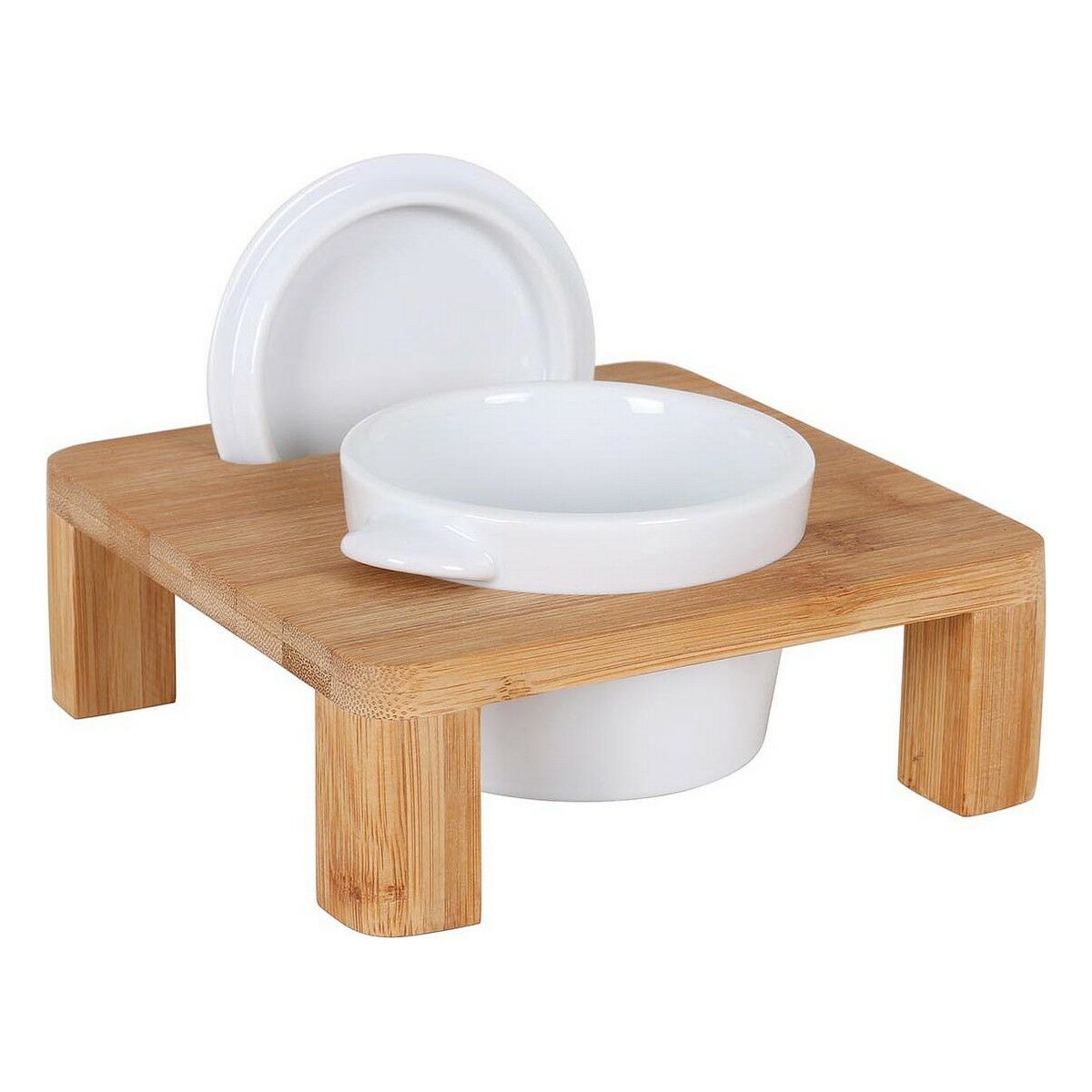 Stöd Inde Kastrull Bambu Porslin 17 x 17 x 6 cm