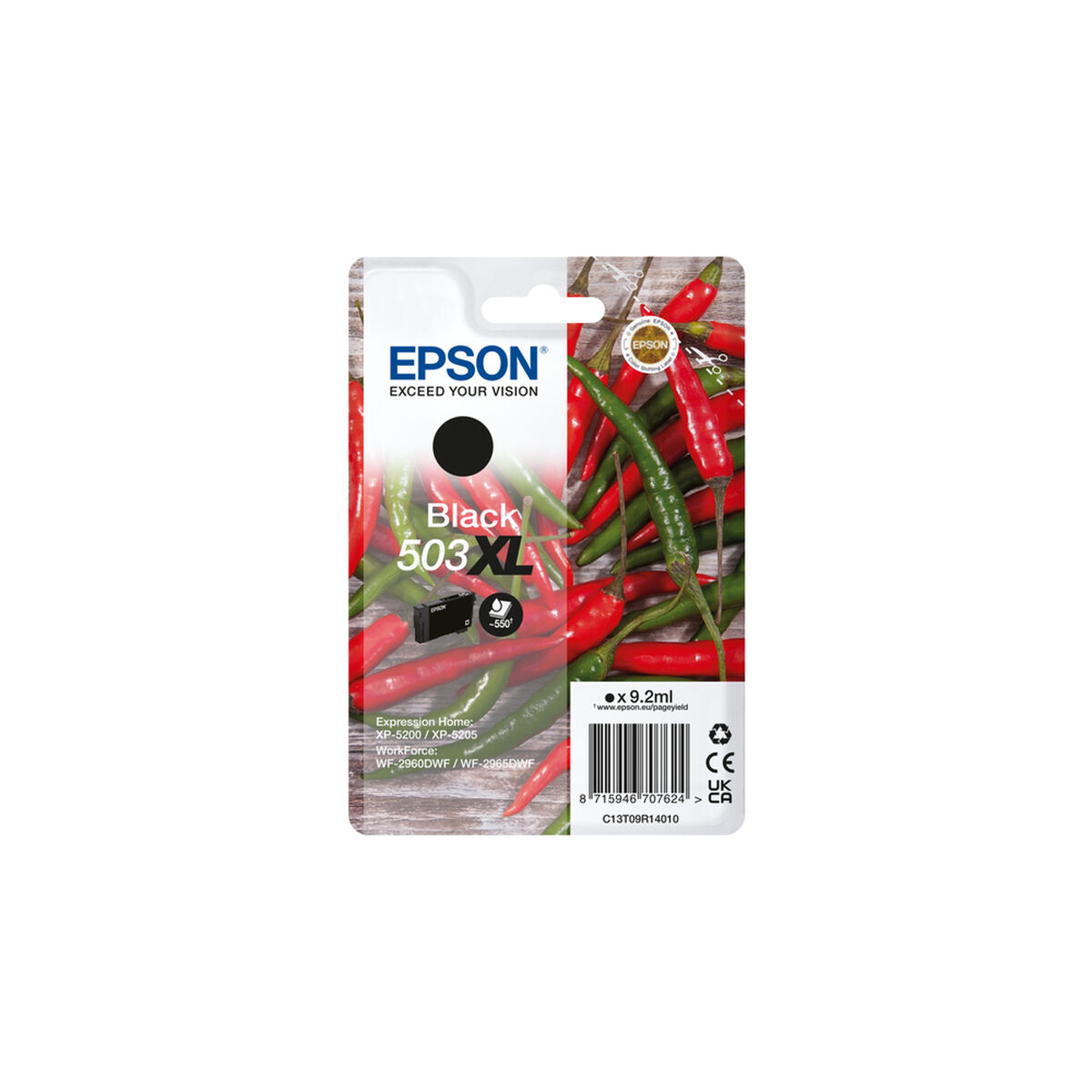 Original Bläckpatron Epson 503XL Svart - 2