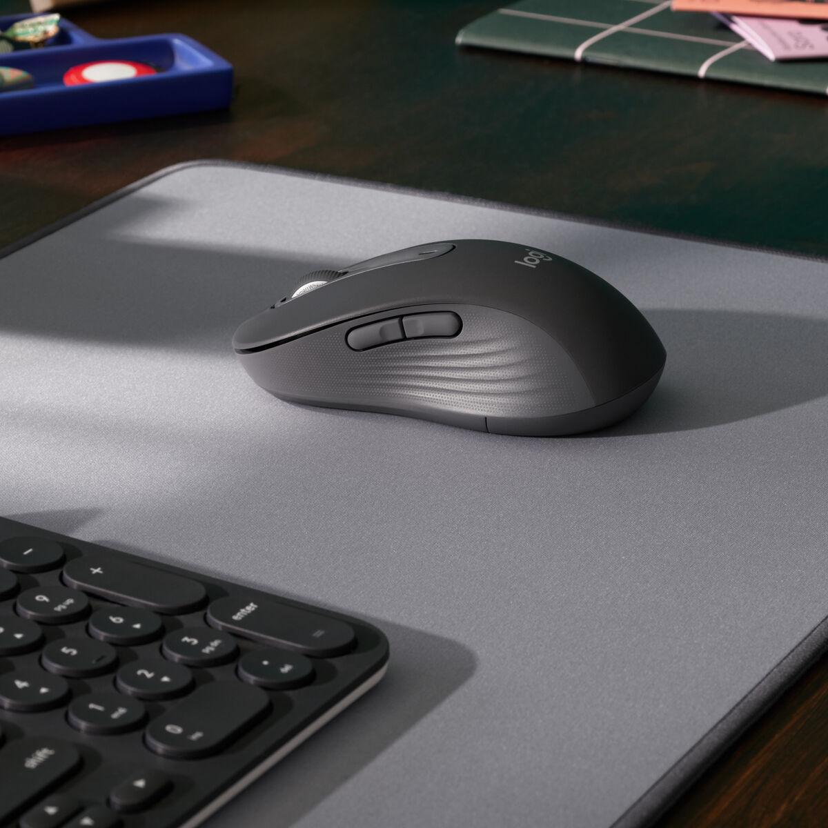 Trådlös Mus Logitech M650 Grå Grafit 4000 dpi - 4