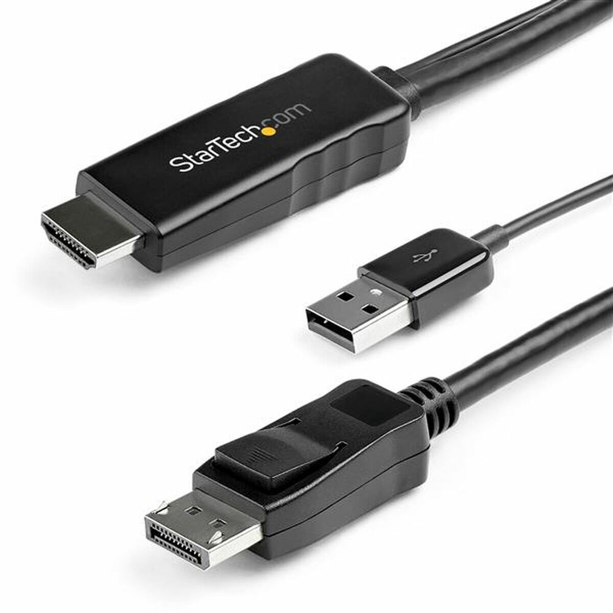 Adapter Display Port till HDMI/VGA Startech HD2DPMM2M            (2 m) Svart