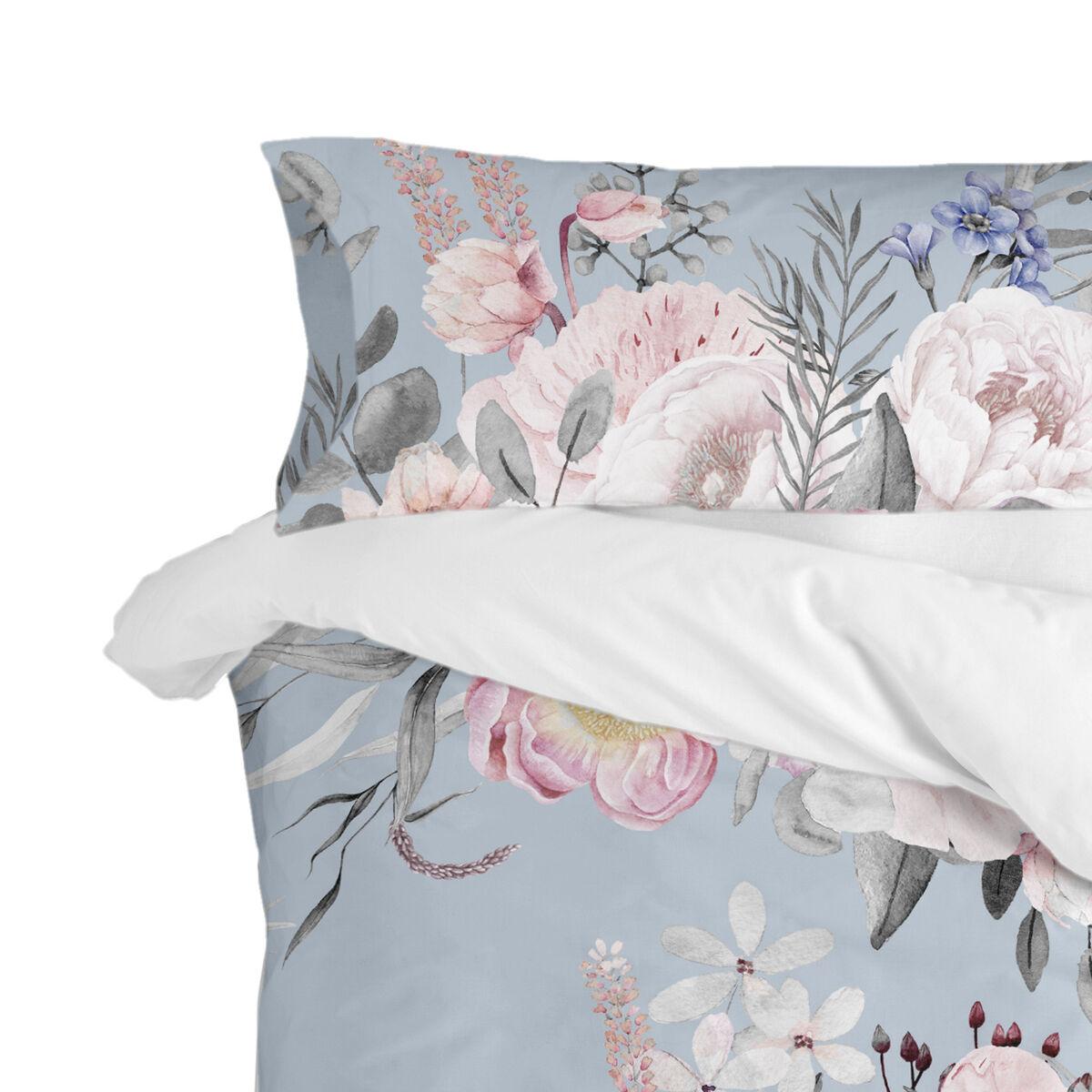 Örngott HappyFriday Soft bouquet Multicolour 45 x 110 cm - 2