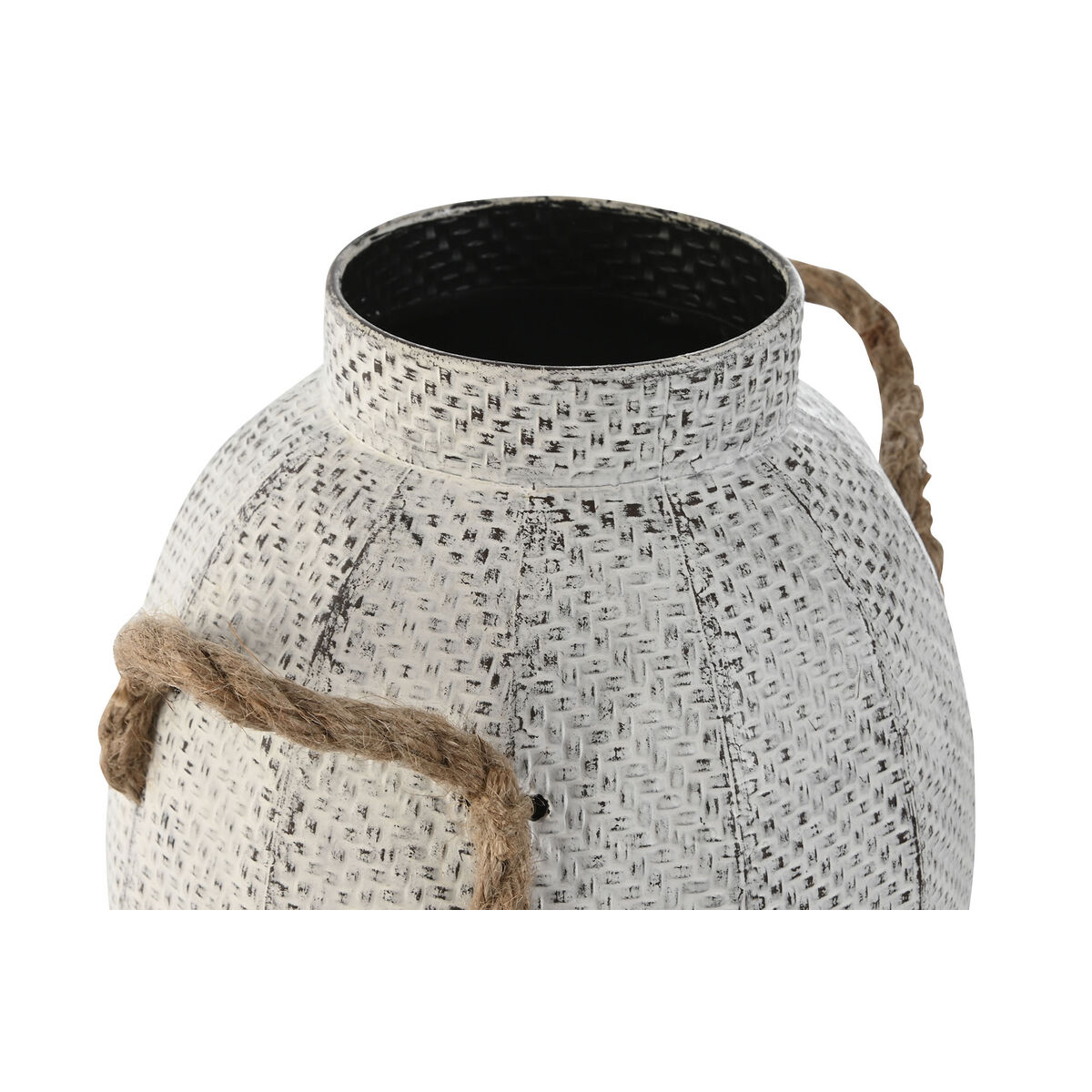 Vas Home ESPRIT Vit Metall Snöre 20 x 20 x 33 cm - 2