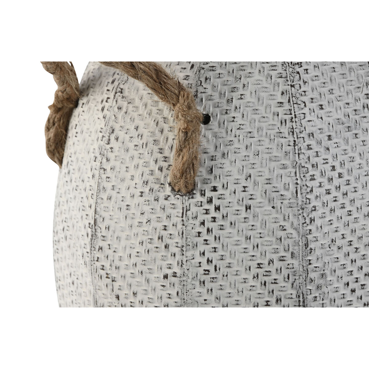 Vas Home ESPRIT Vit Metall Snöre 20 x 20 x 33 cm - 3