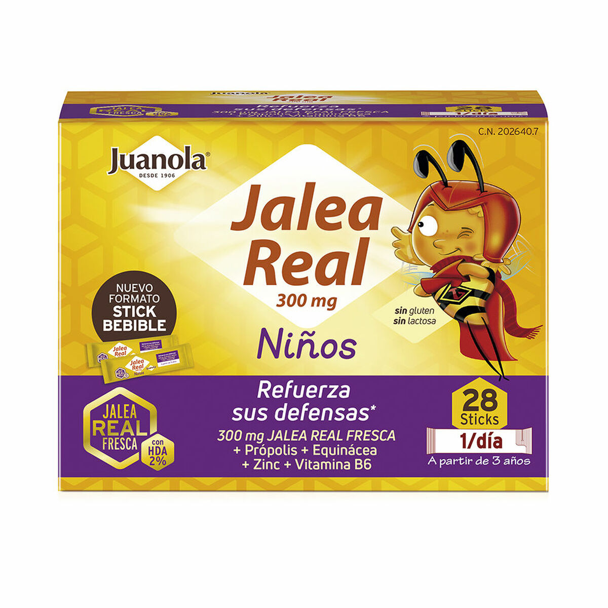 Gelé kunglig Juanola Jalea Real Niños Gelé kunglig Barn 28 antal