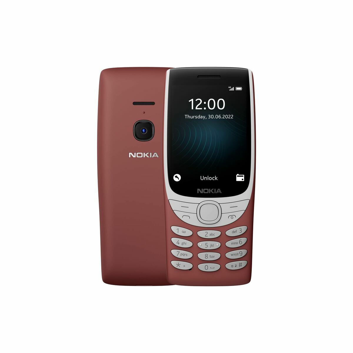 Mobiltelefon Nokia 8210 Röd 2,8" - 5