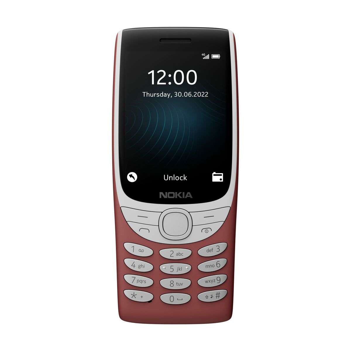 Mobiltelefon Nokia 8210 Röd 2,8" - 4