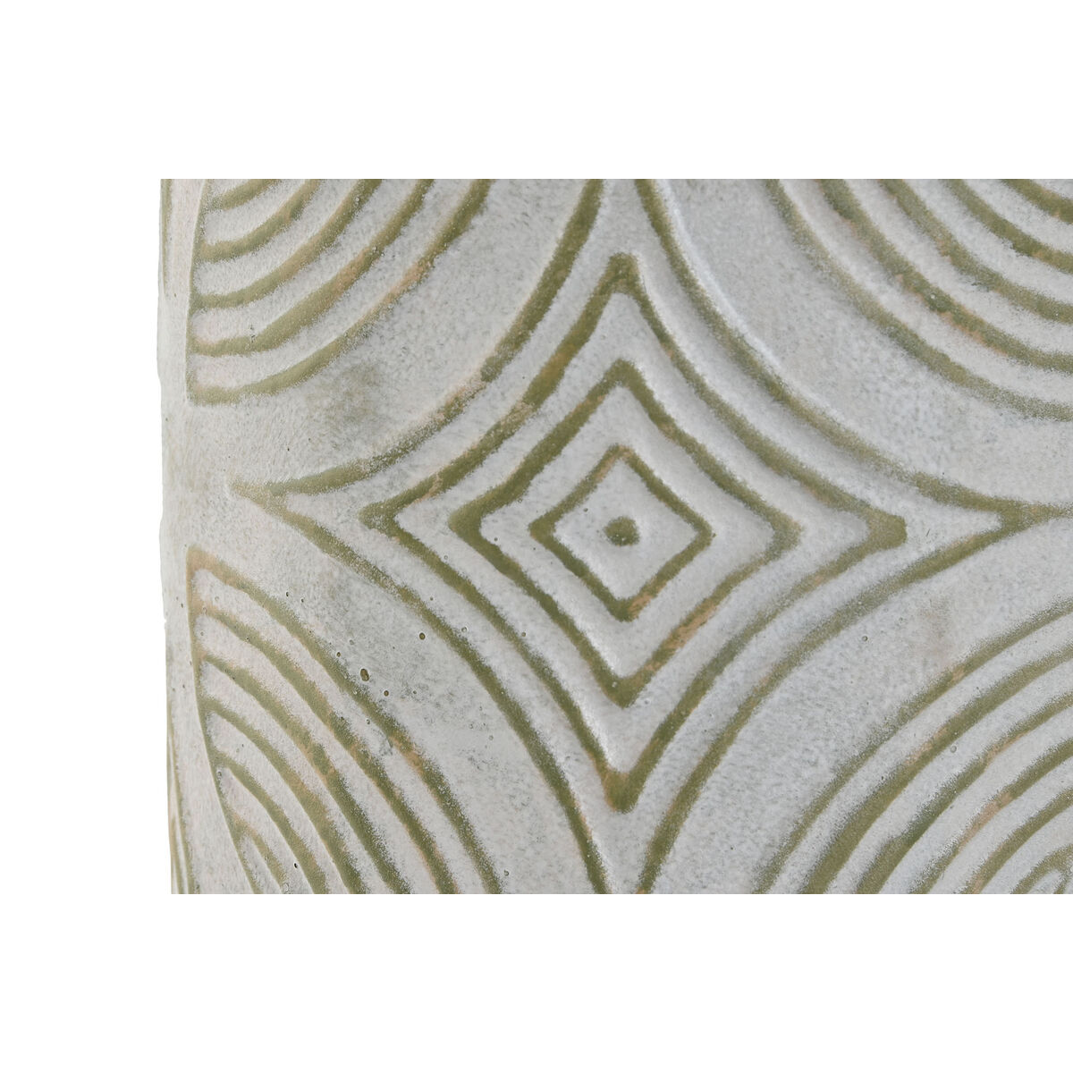 Vas Home ESPRIT Grön Beige Naturell Metall Tropiskt 18 x 18 x 66 cm - 2