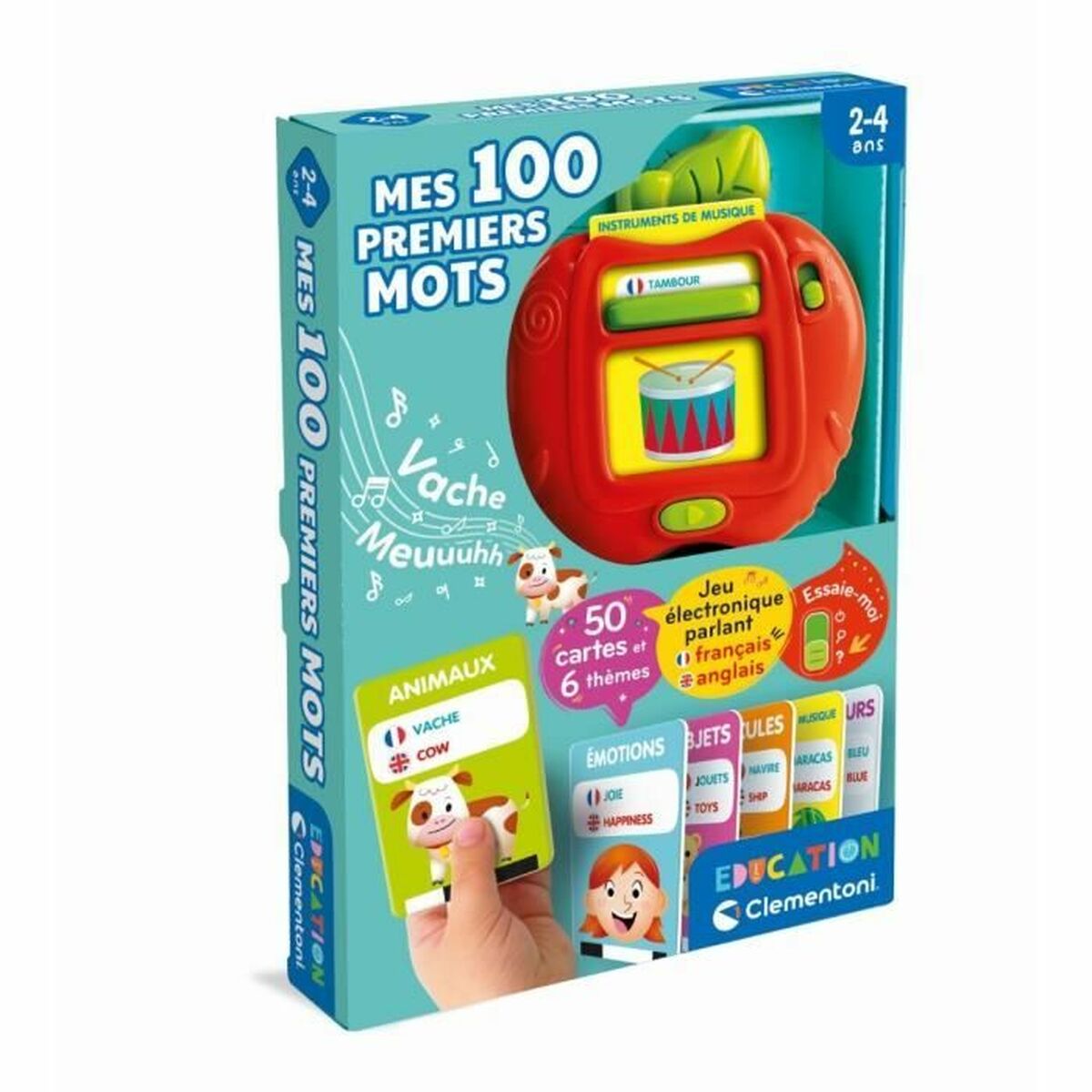 Utbildningsspel Clementoni My first 100 words Bilingual - 5