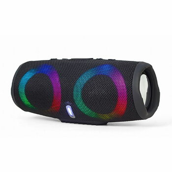 Bärbar Bluetooth Högtalare GEMBIRD SPK-BT-LED-02 Svart 5 W 10 W
