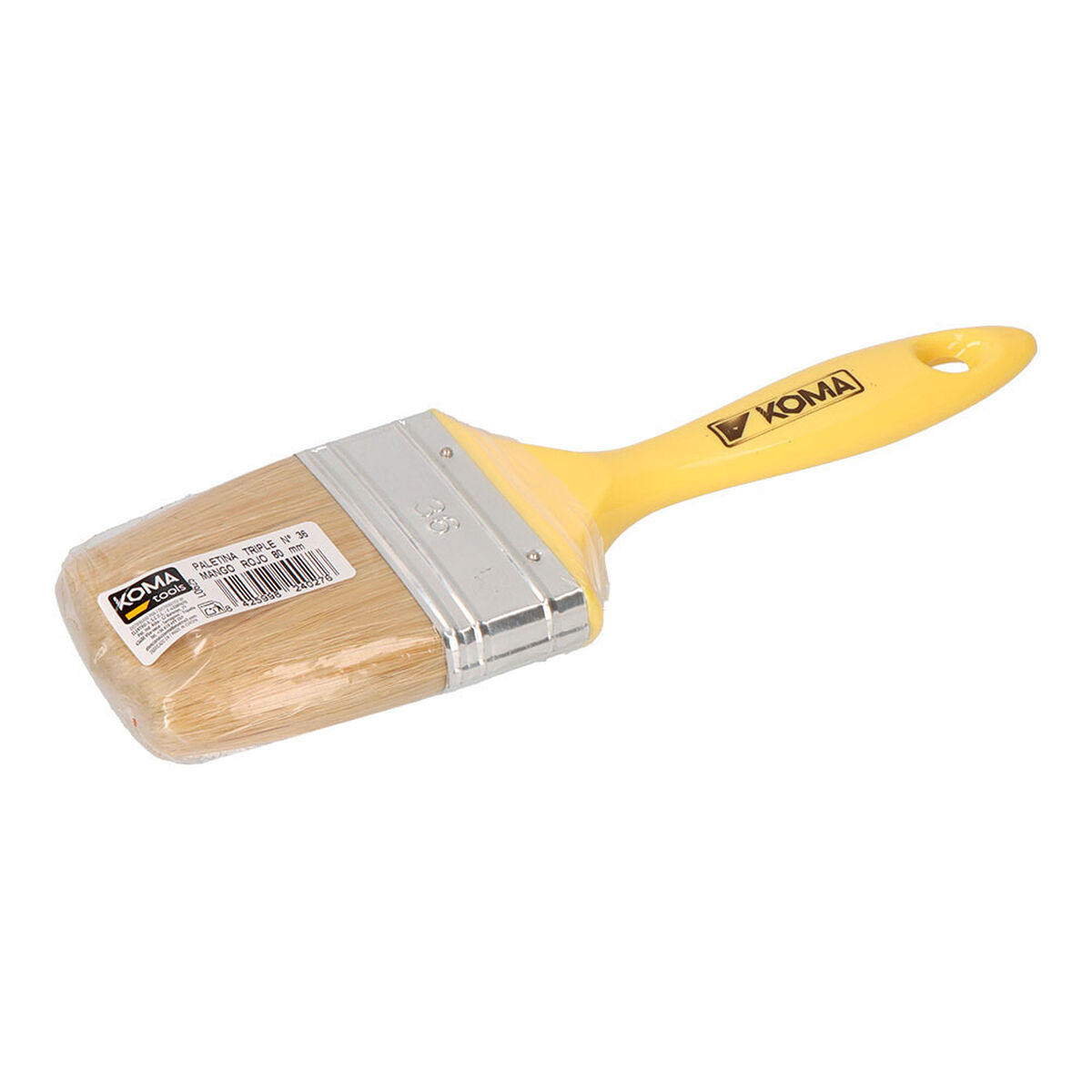 Borste Koma Tools nº 36 Naturell - 2