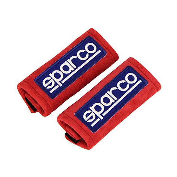 Dynor för säkerhetsbälte Sparco 01099RS Mini Röd (2 uds) - 2