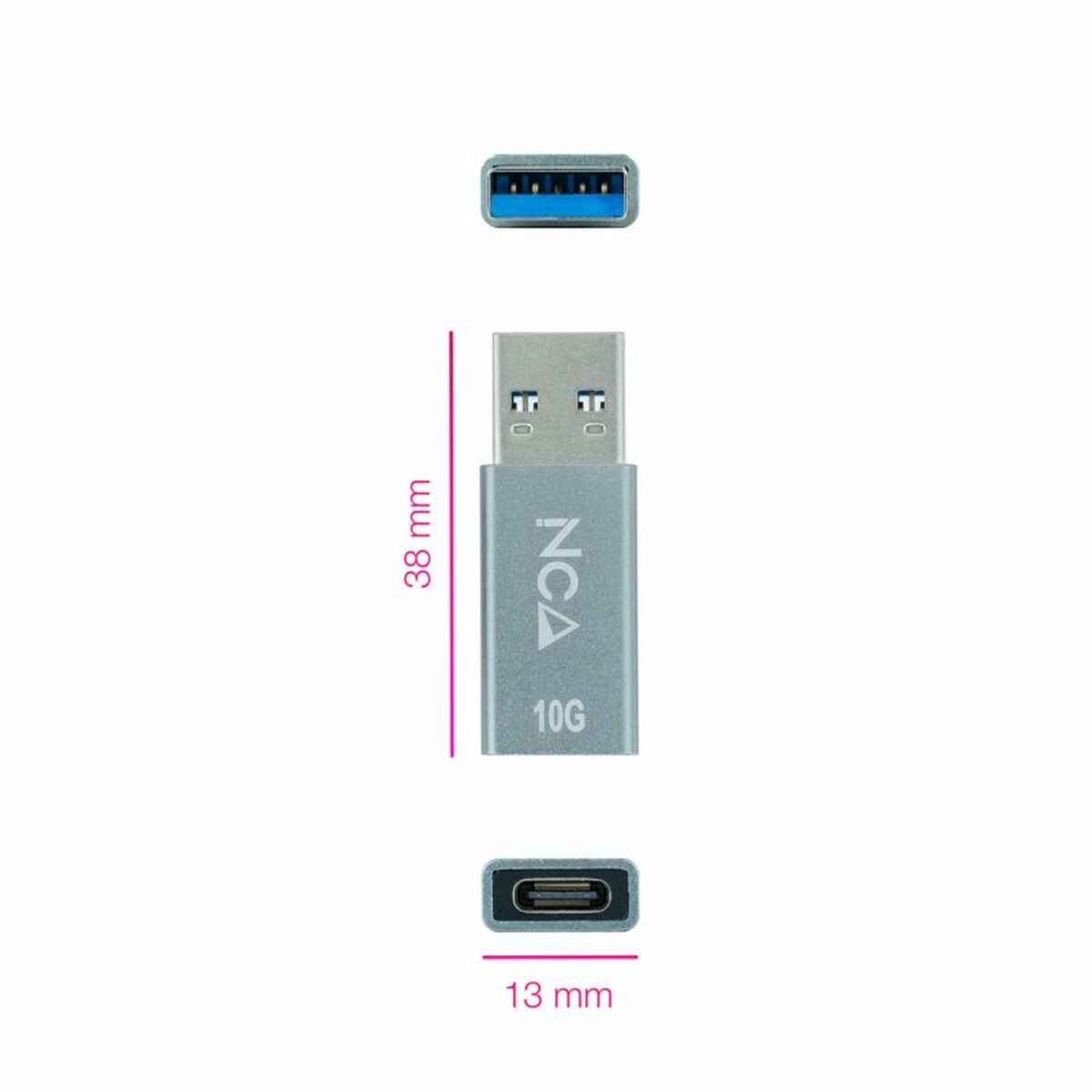 USB 3.0 till USB-C 3.1 Adapter NANOCABLE - 3