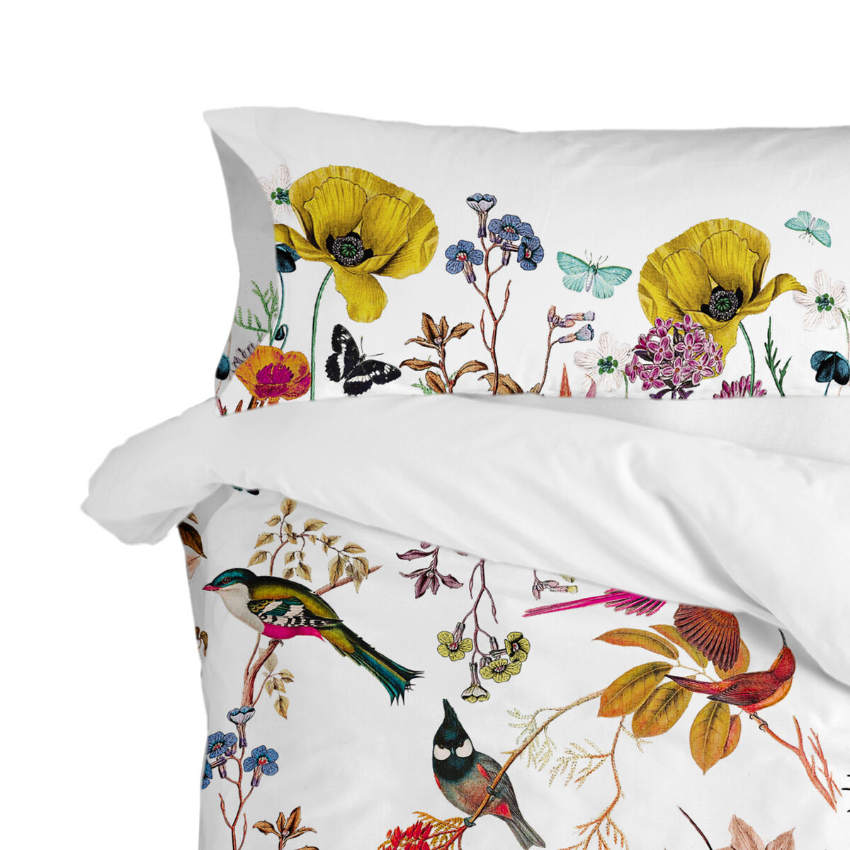 Örngott HappyFriday Birds of paradise Multicolour 45 x 155 cm - 2